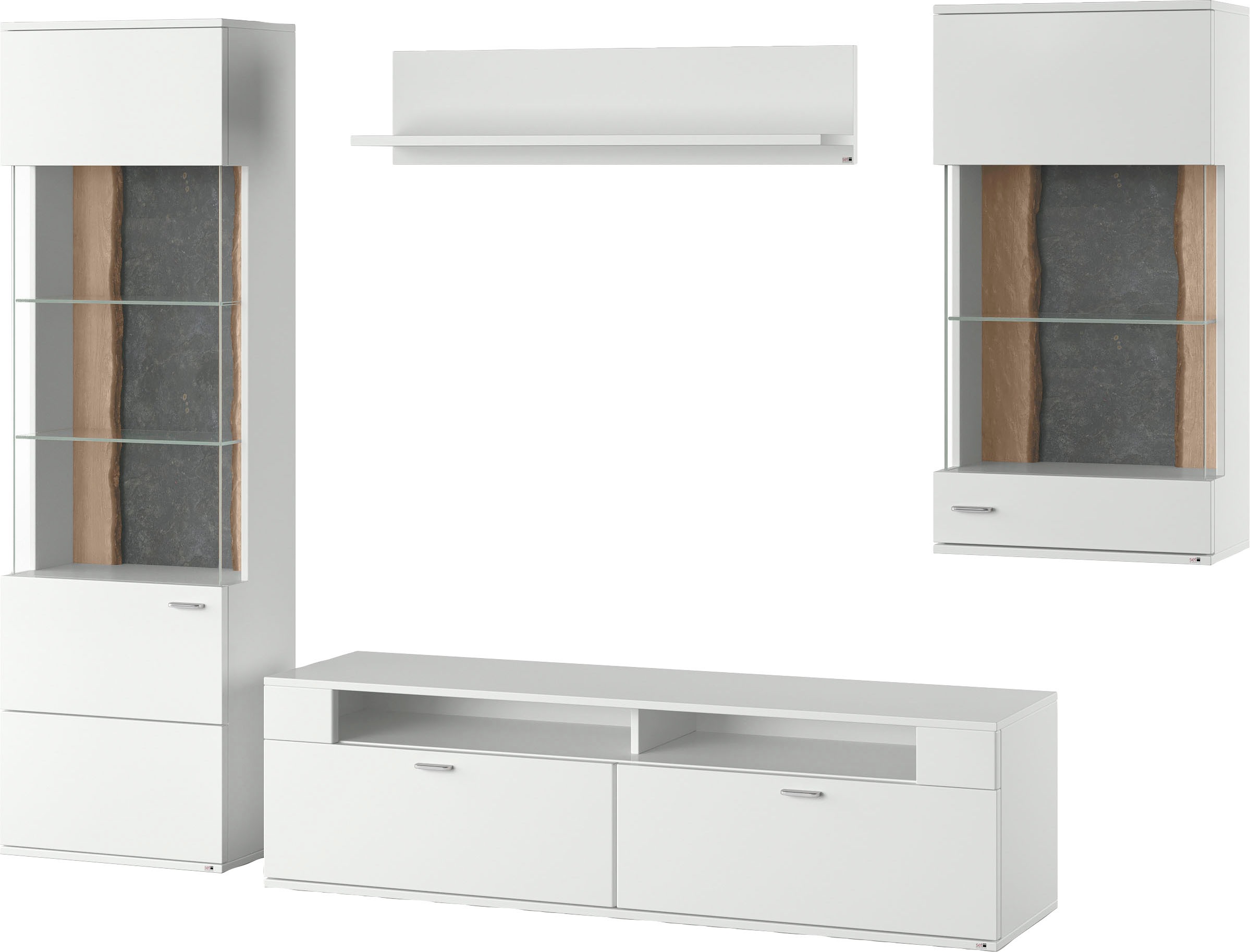 Thumbnail - set one by Musterring Wohnwand "TACOMA" Set, 4 Stk. tlg.