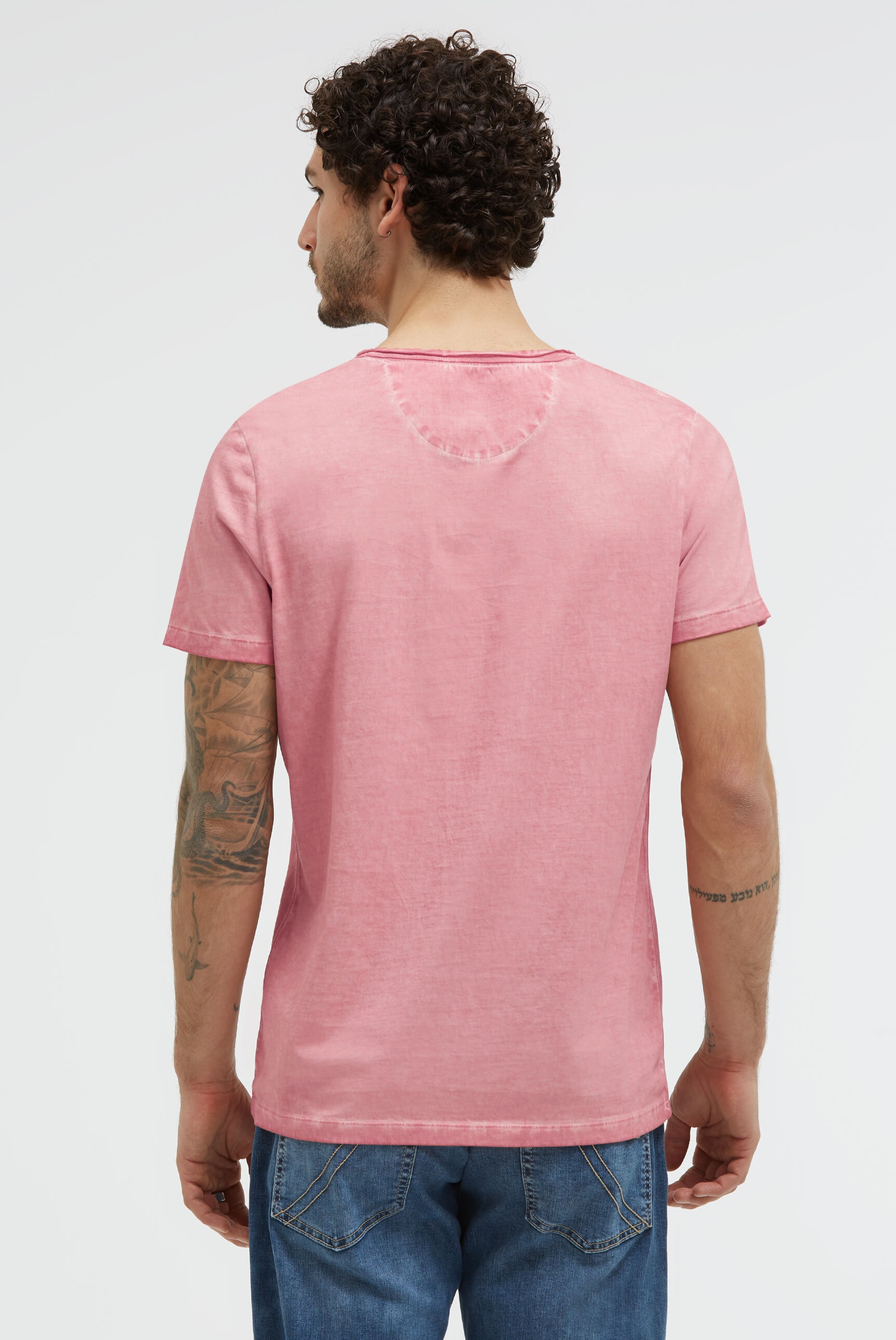 CAMP DAVID Henleyshirt aus Baumwolle