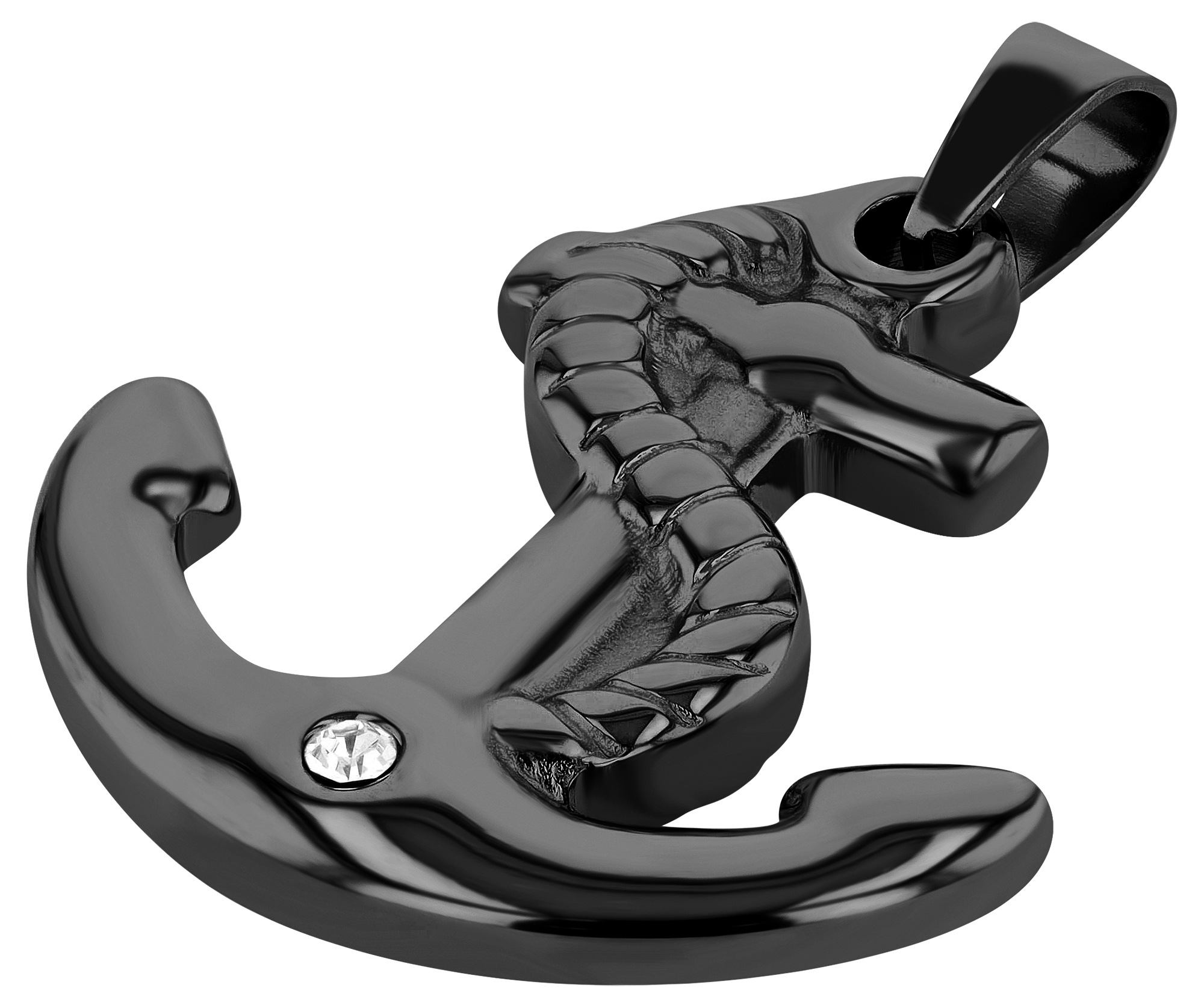 Adelia´s Kettenanhänger »Damen Anhänger aus Edelstahl mit Strass Steinchen«  Zum Verschenken – passend für viele Anlässe