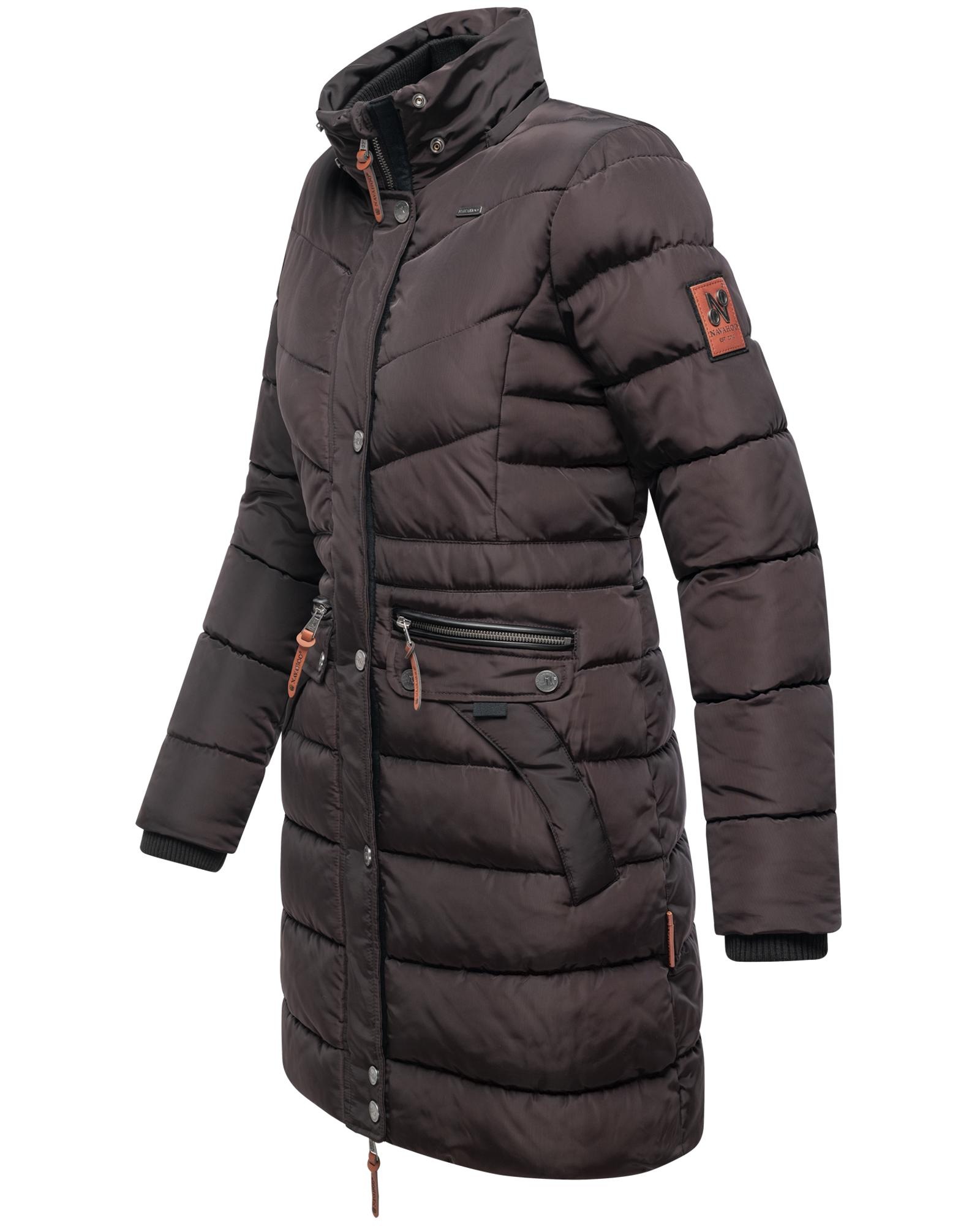 Navahoo Steppmantel »Paula«, stylischer Winter Parka m. edlem Fellimitat