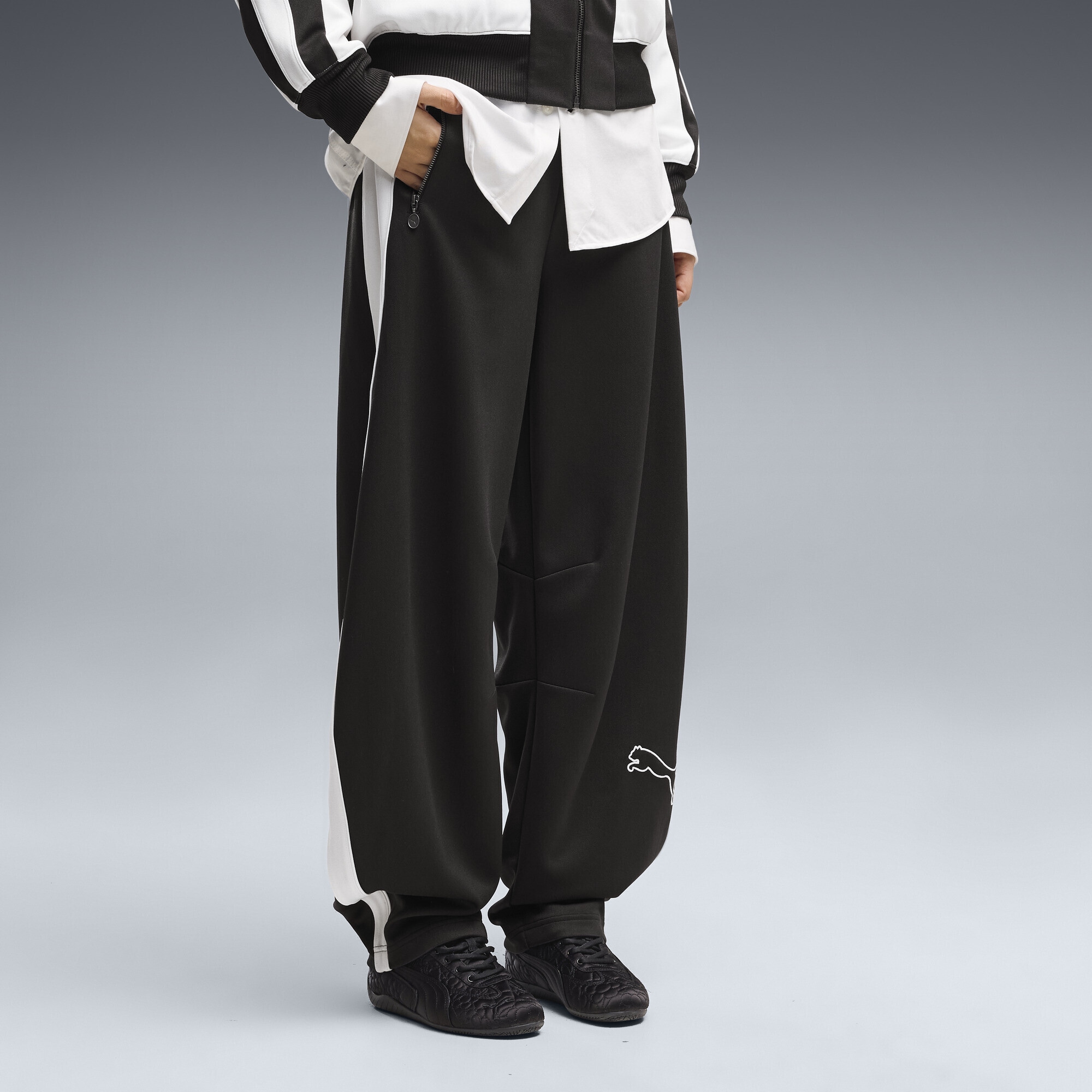 PUMA Sporthose »T7 Love Of The Cat Relaxed Barrel Trainingshose Damen«