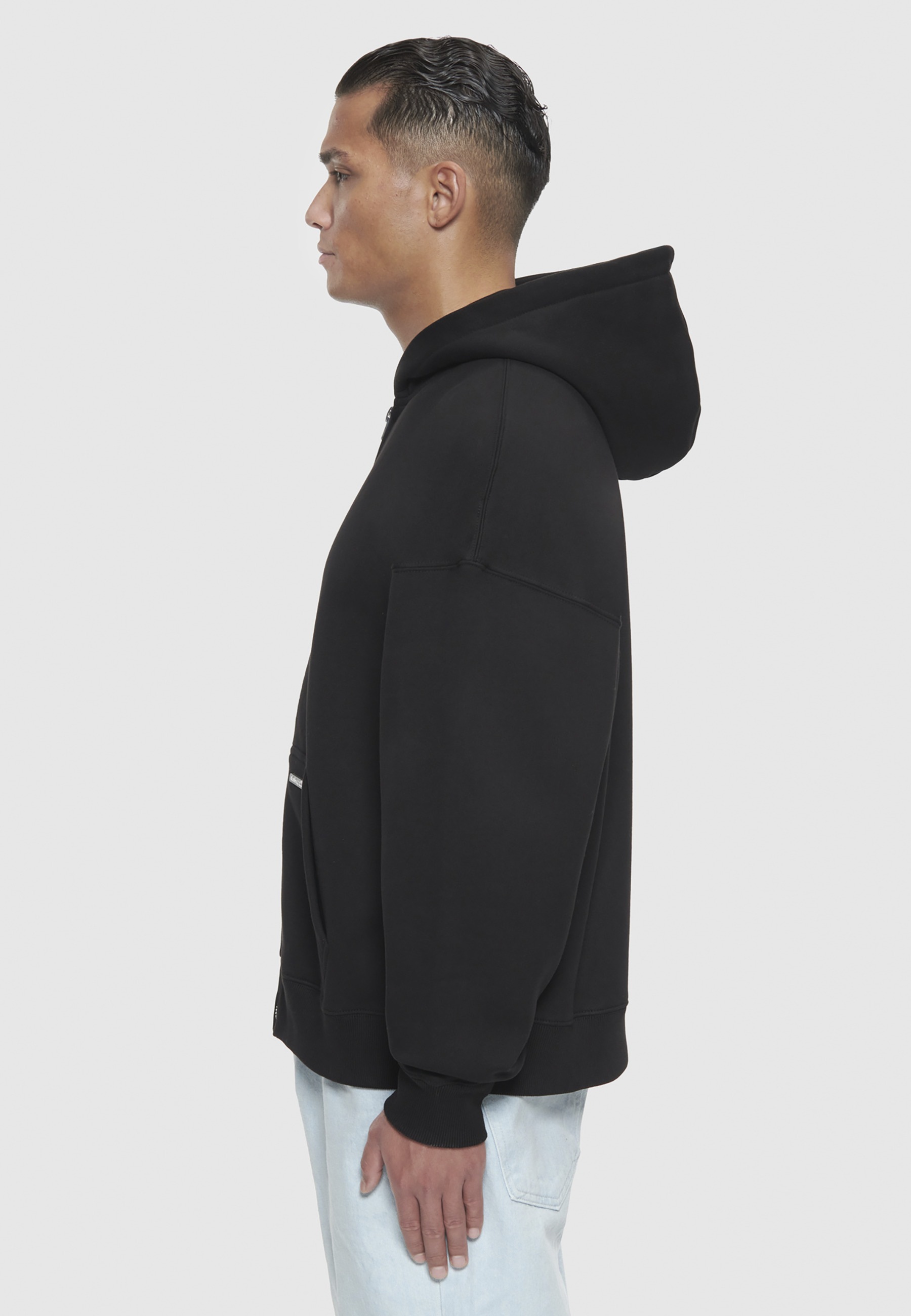 Dropsize Kapuzenpullover »Dropsize Herren Bazix Republiq Super Heavy Rib Zipper« 1