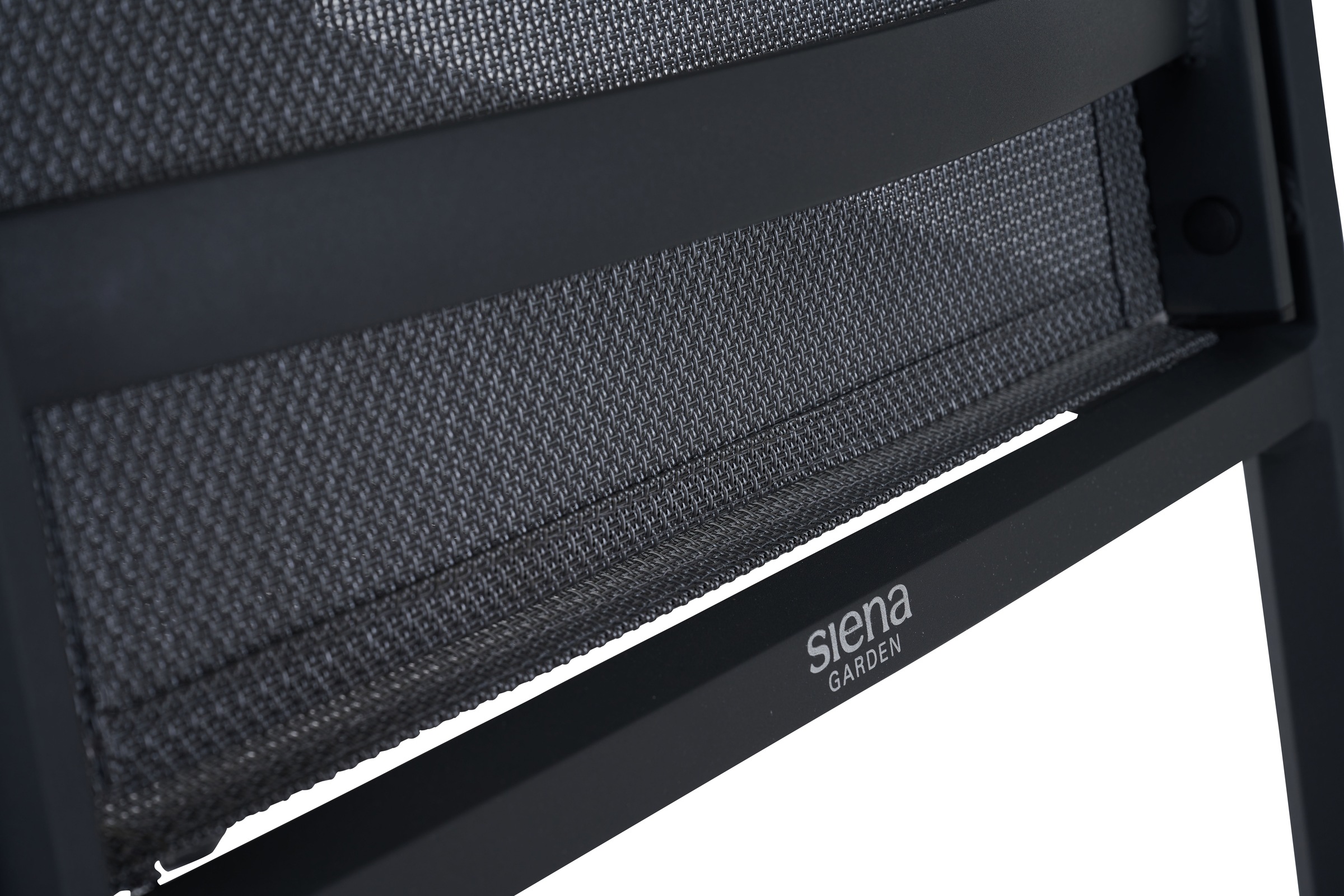 Siena Garden Gartensessel »TAURO Stapelsessel, matt anthrazit« Gestell aus Aluminium, Ranotex® Bezug royal-grey