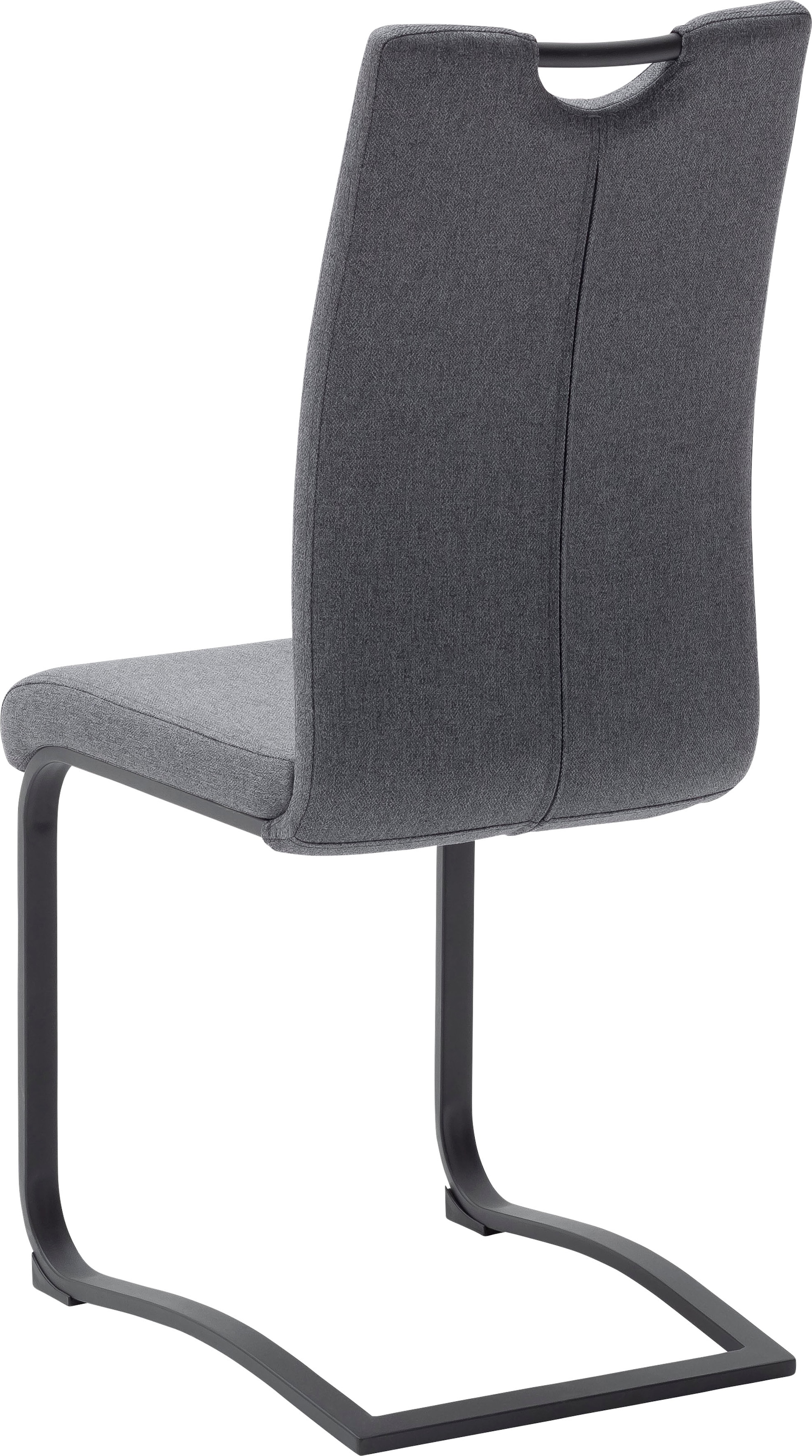 MCA furniture Freischwinger »Sambia«, (Set), 4 St., 4-er Set, Stuhl mit Stoffbezug und Griffloch, belastbar bis 120 kg