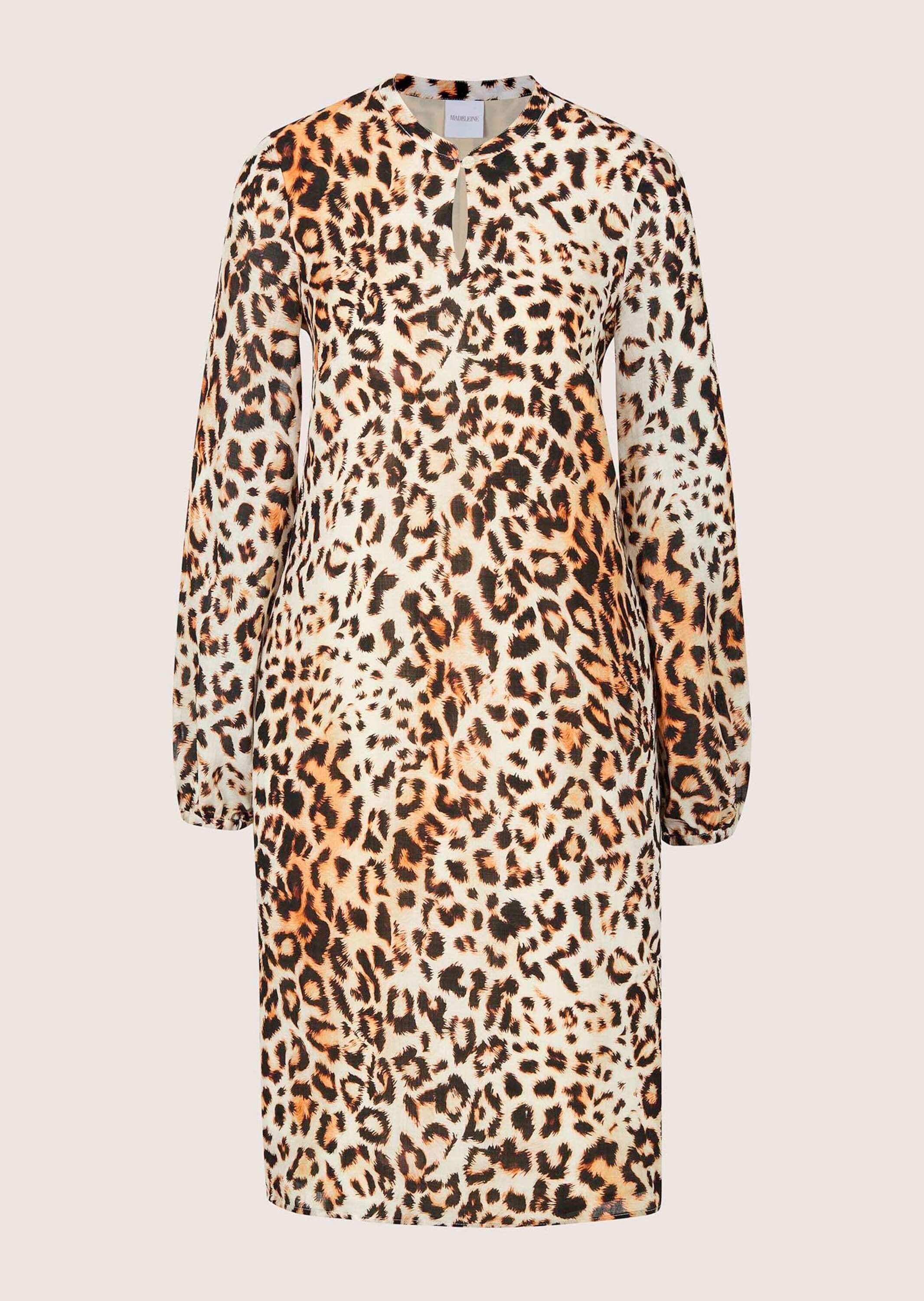 MADELEINE Midikleid "Midikleid Druckkleid mit Animal-Print" Shiftform günstig online kaufen