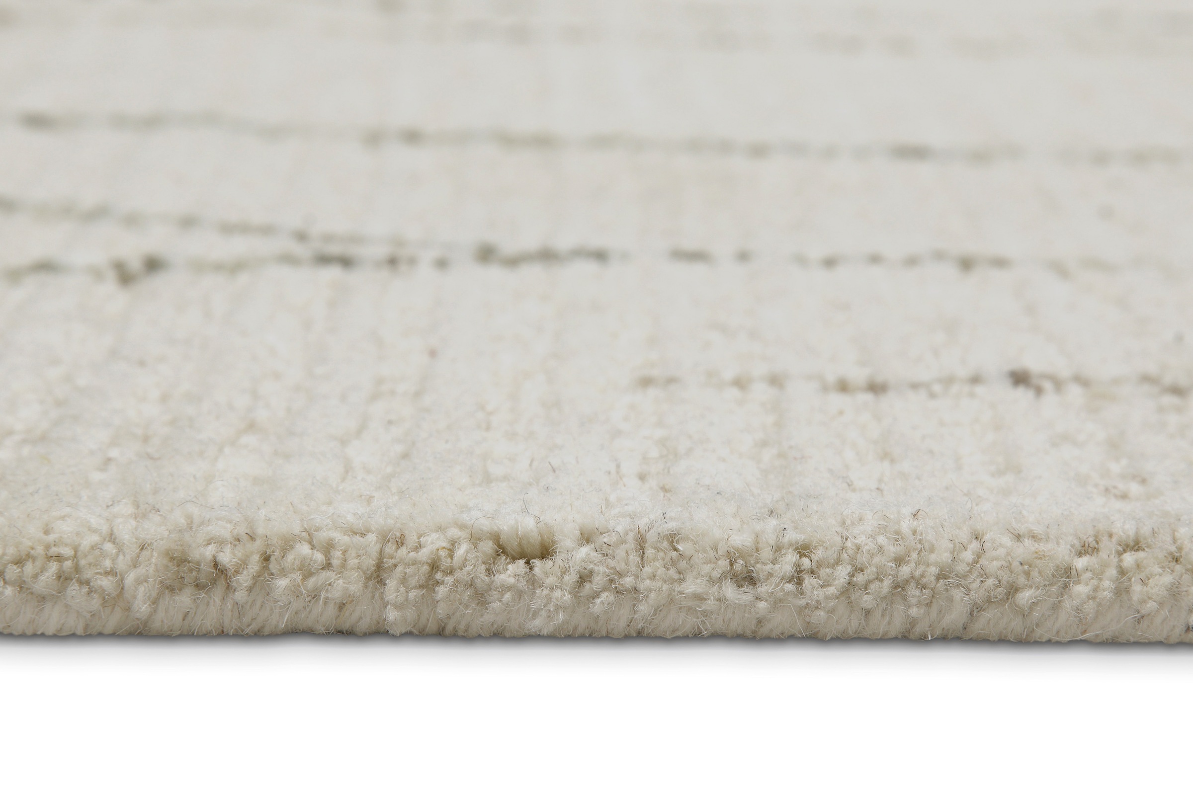 Wecon home Wollteppich »Hamptons THIRTYNINE«, rechteckig, 10 mm Höhe, Läufer, Schurwolle, Kurzflor, Wohnzimmer, Schlafzimmer, elegant, Linie