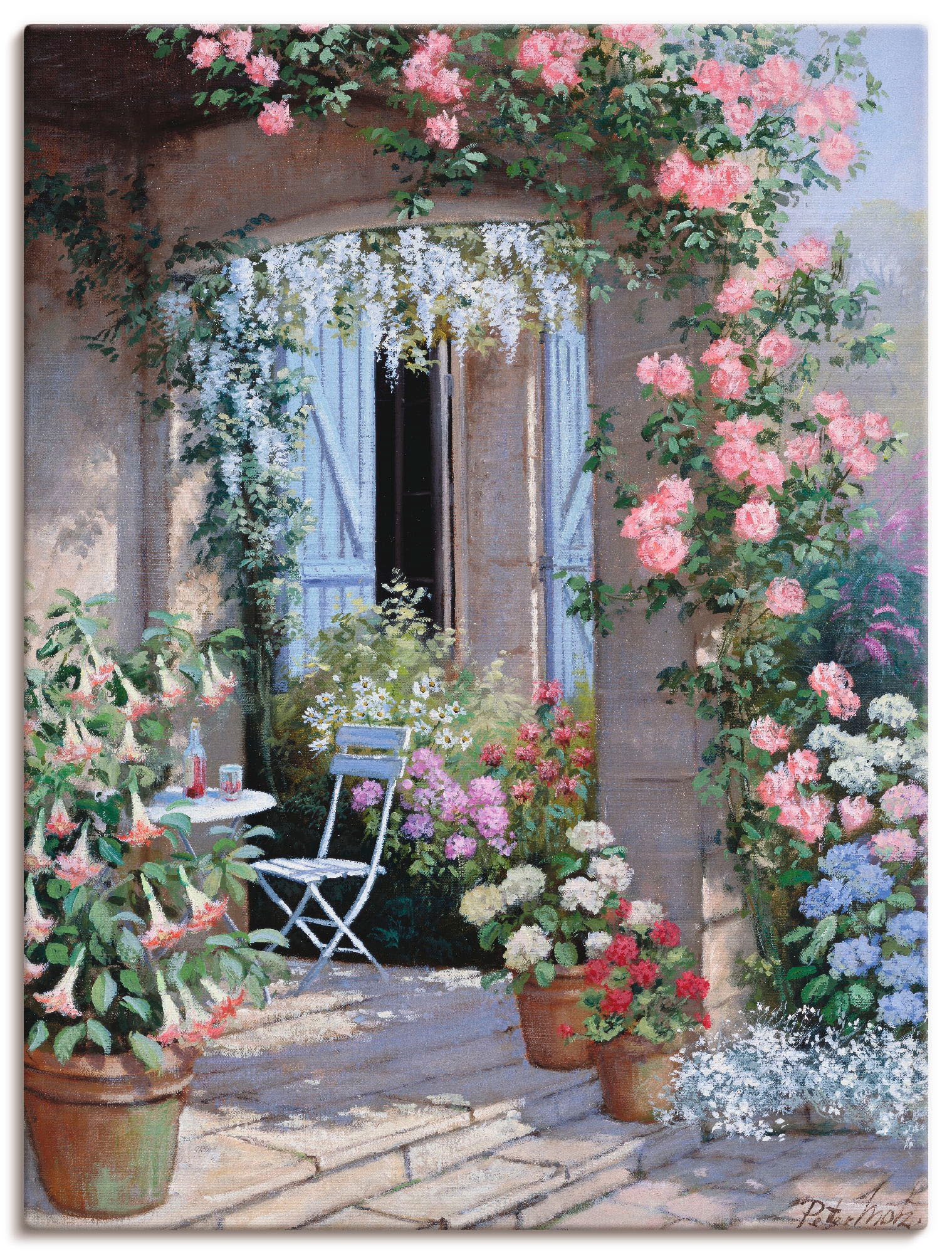 Artland Wandbild "Blumenangebot" Garten 1 Stk. tlg. als Leinwandbild, Poste günstig online kaufen