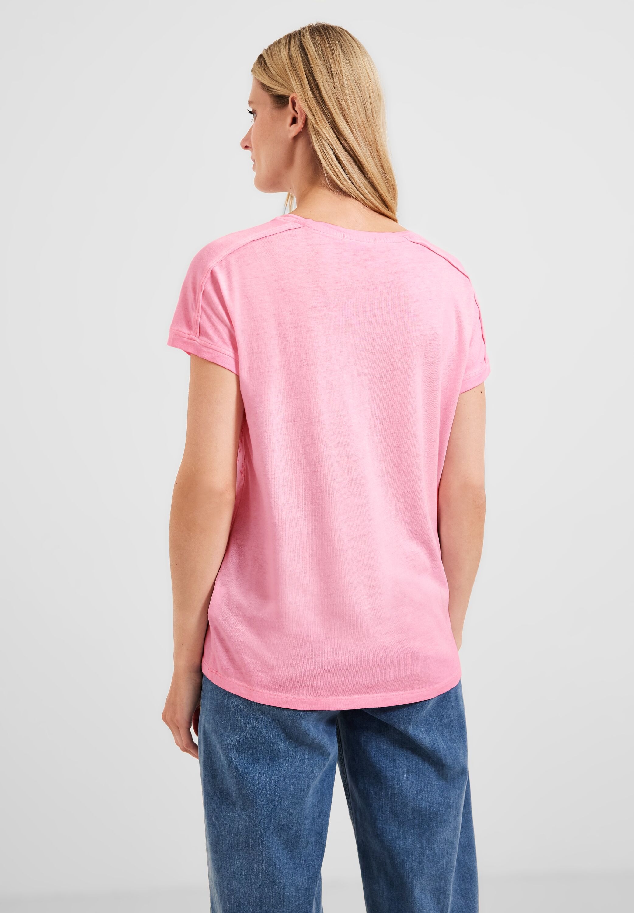 Cecil Print-Shirt, aus softem Materialmix