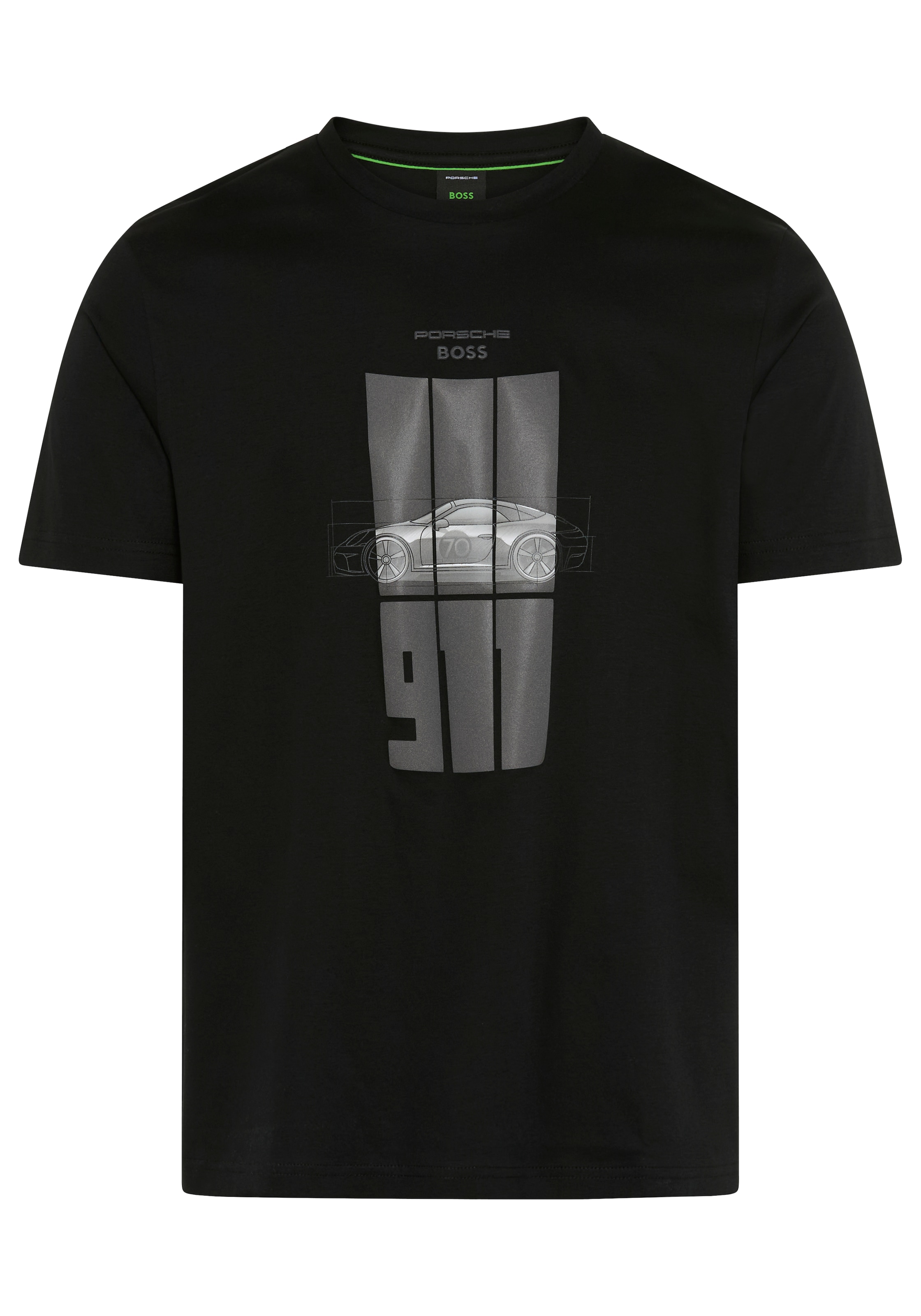 BOSS GREEN T-Shirt »Porsche Spirit 70 Capsule Collection« Premium Herrenmode Innovative Geruchskontroll-Technologie HEIQ MINT