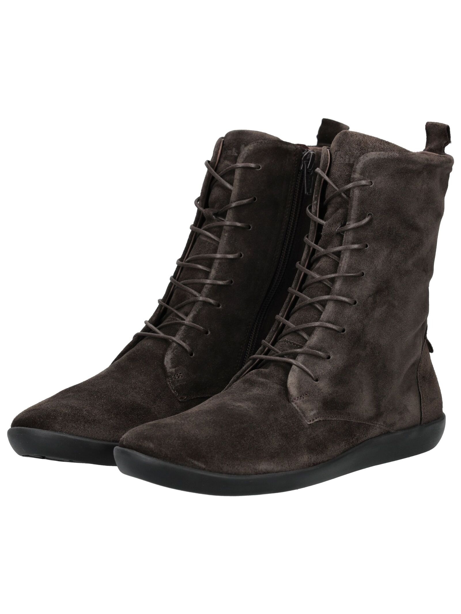 Think! Schnürstiefelette »Think! Stiefelette Veloursleder«