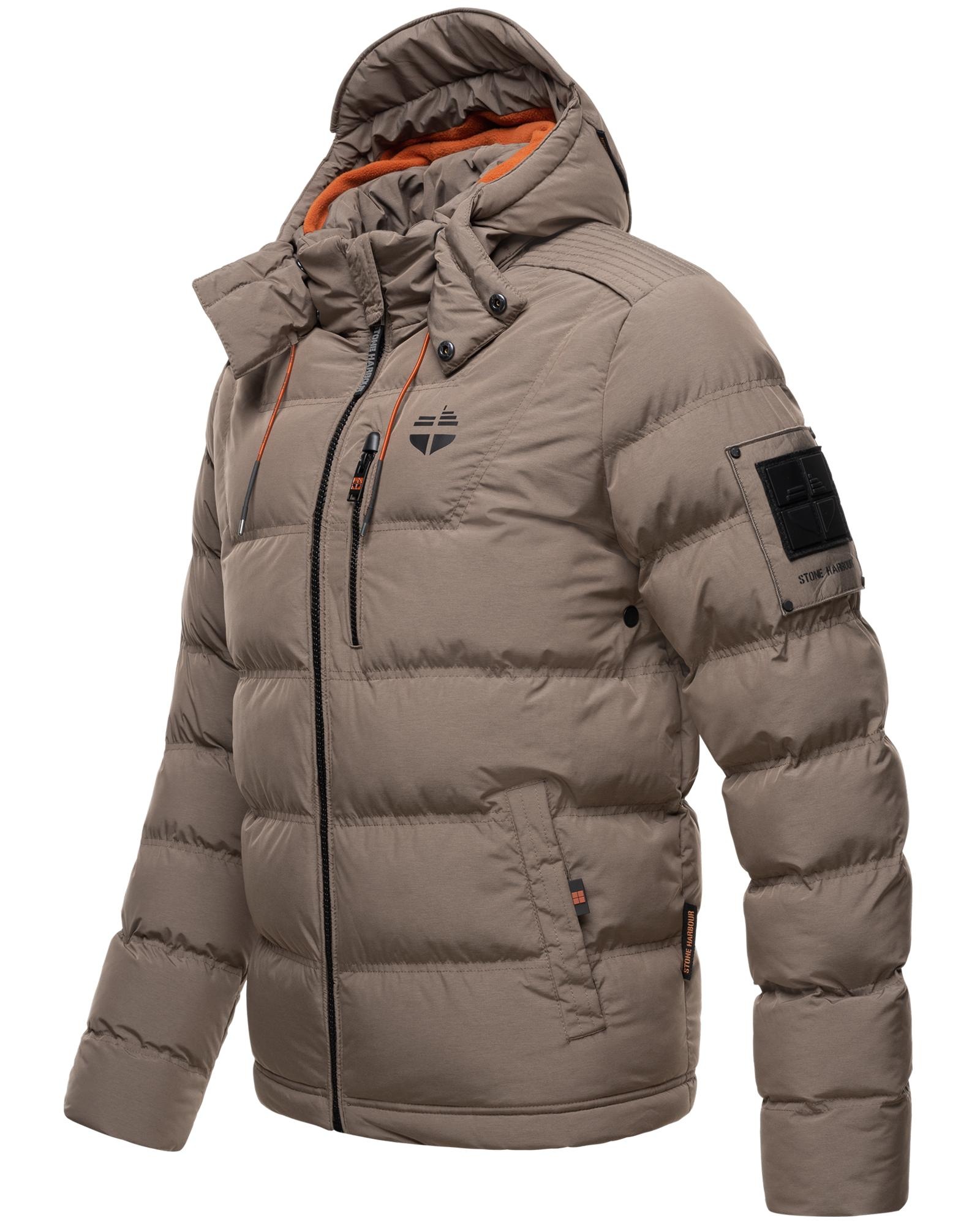 Stone Harbour Winterjacke »Arvidoo«, mit Kapuze, Modische Herren Winter Steppjacke