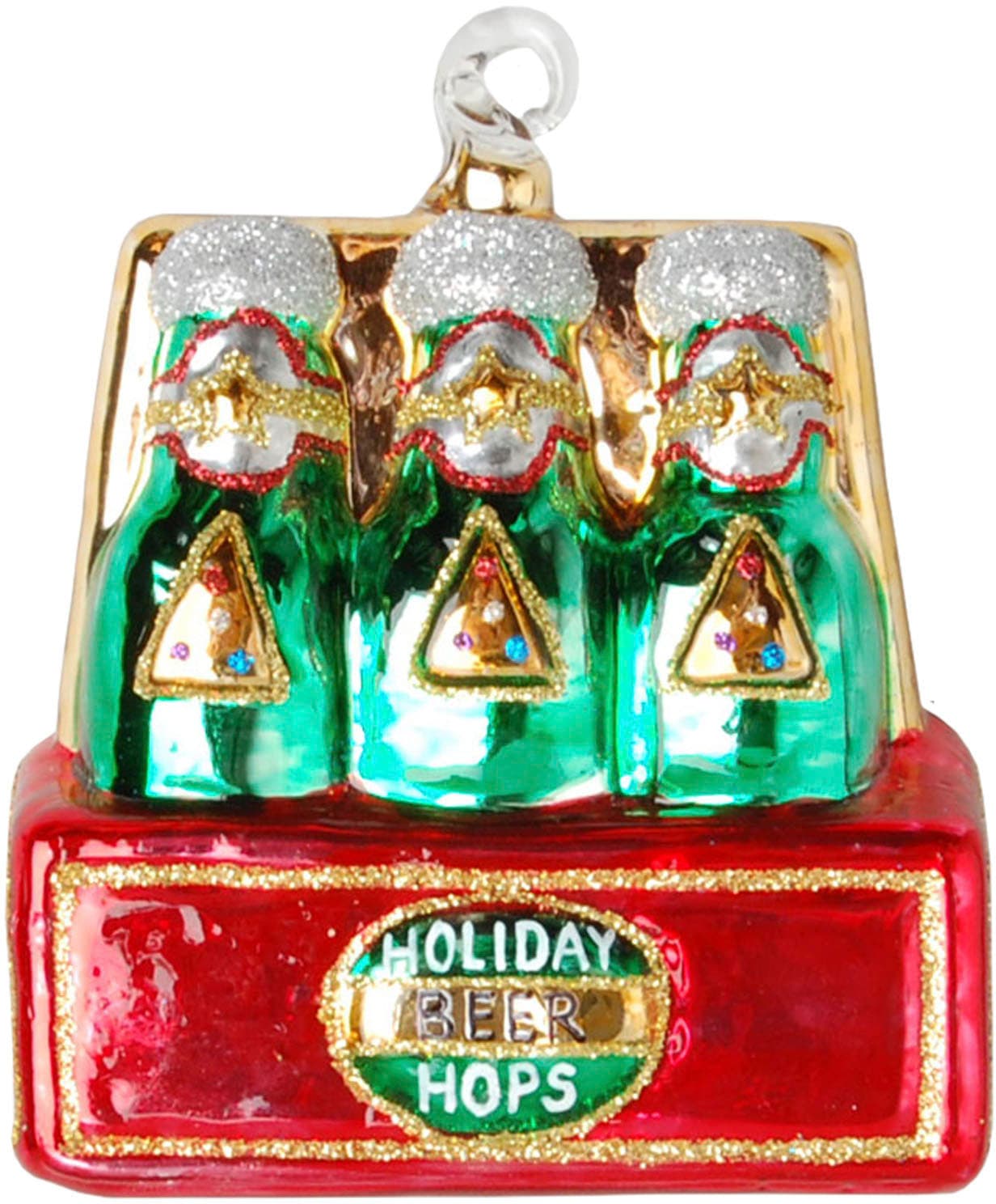 Krebs Glas Lauscha Christbaumschmuck "Kasten Bier", (1 tlg.), Christbaumsch günstig online kaufen
