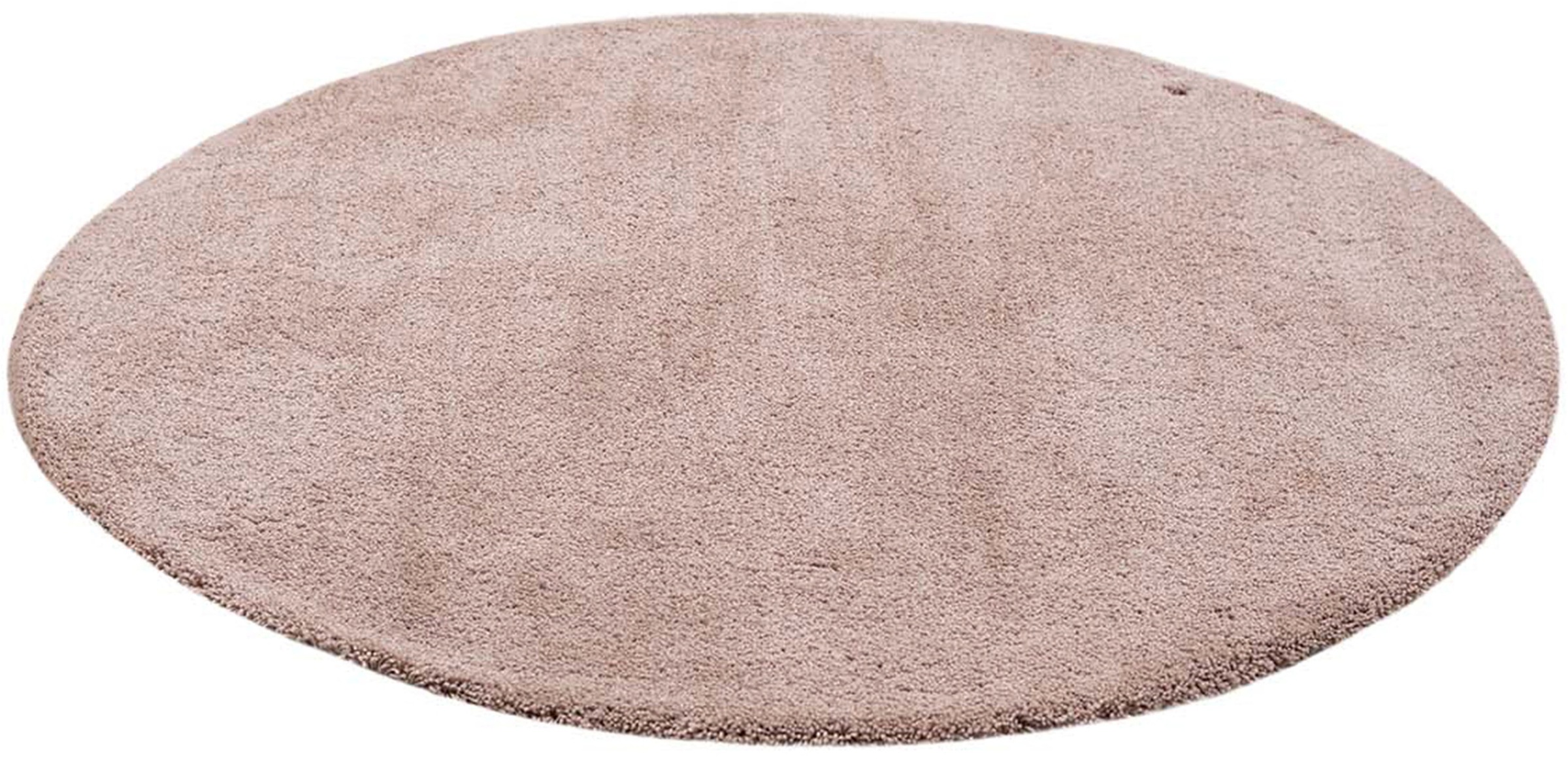 TOM TAILOR HOME Hochflor-Teppich »Shaggy Teppich Cozy«, rund, 25 mm Höhe, Uni Farben, auch in Pastell Farben, weich & kuschelig