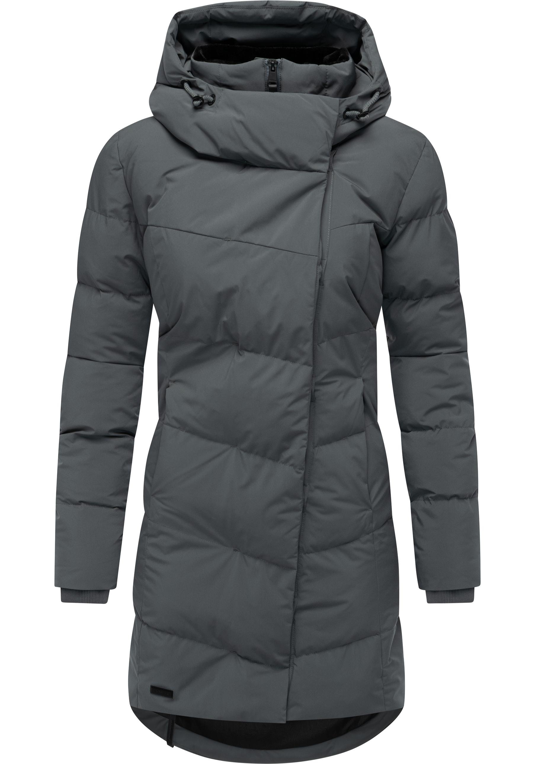 Ragwear Wintermantel "Pavla Soft YOUMODO" Wasserdichter Steppmantel mit Fleecekragen
