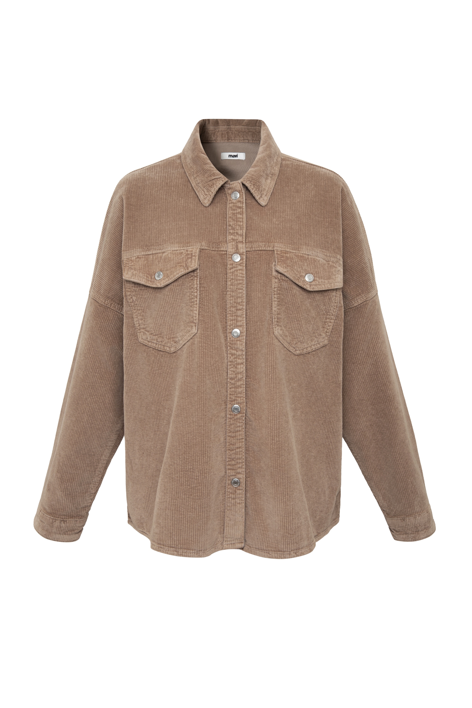 Mavi Langarmbluse »FIONA« Boyfriend Cord Overshirt