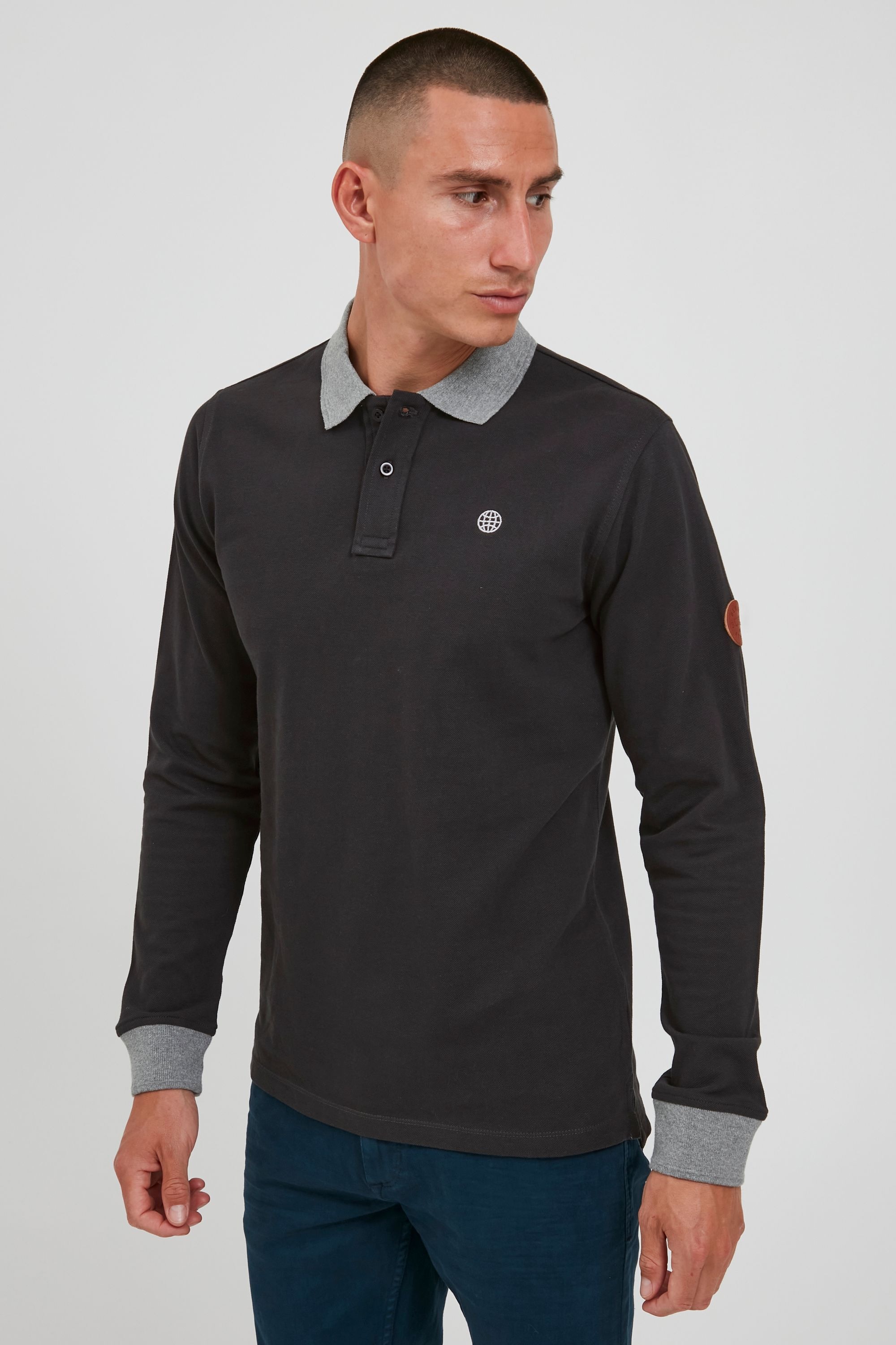 Blend Langarm-Poloshirt "Langarm-Poloshirt BHRalle" günstig online kaufen