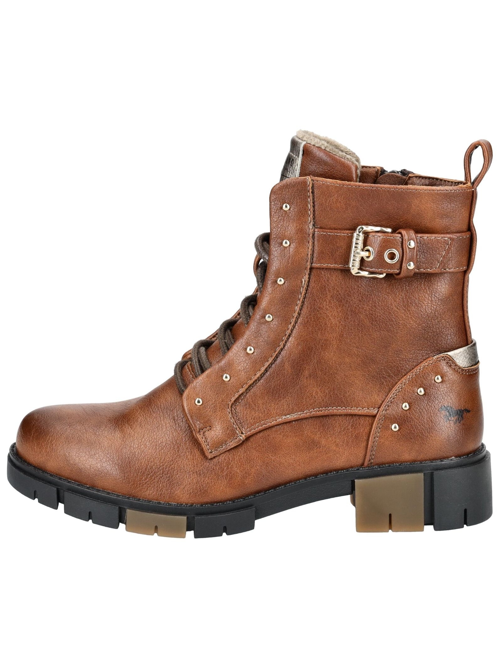 Mustang Shoes Schnürstiefelette »Mustang Shoes Stiefelette Lederimitat«
