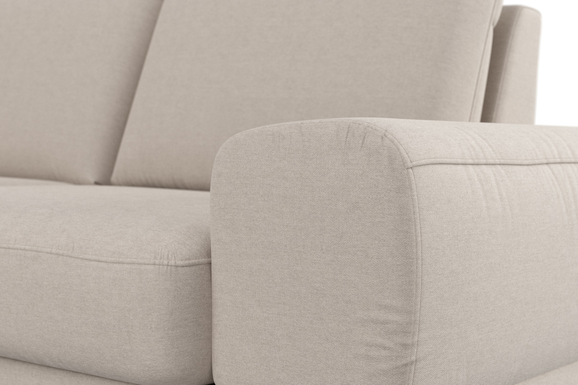 sit&more Ecksofa »Cinturo L-Form«, inklusive Sitztiefenverstellung und Federkern, Sitzhöhe 48 cm
