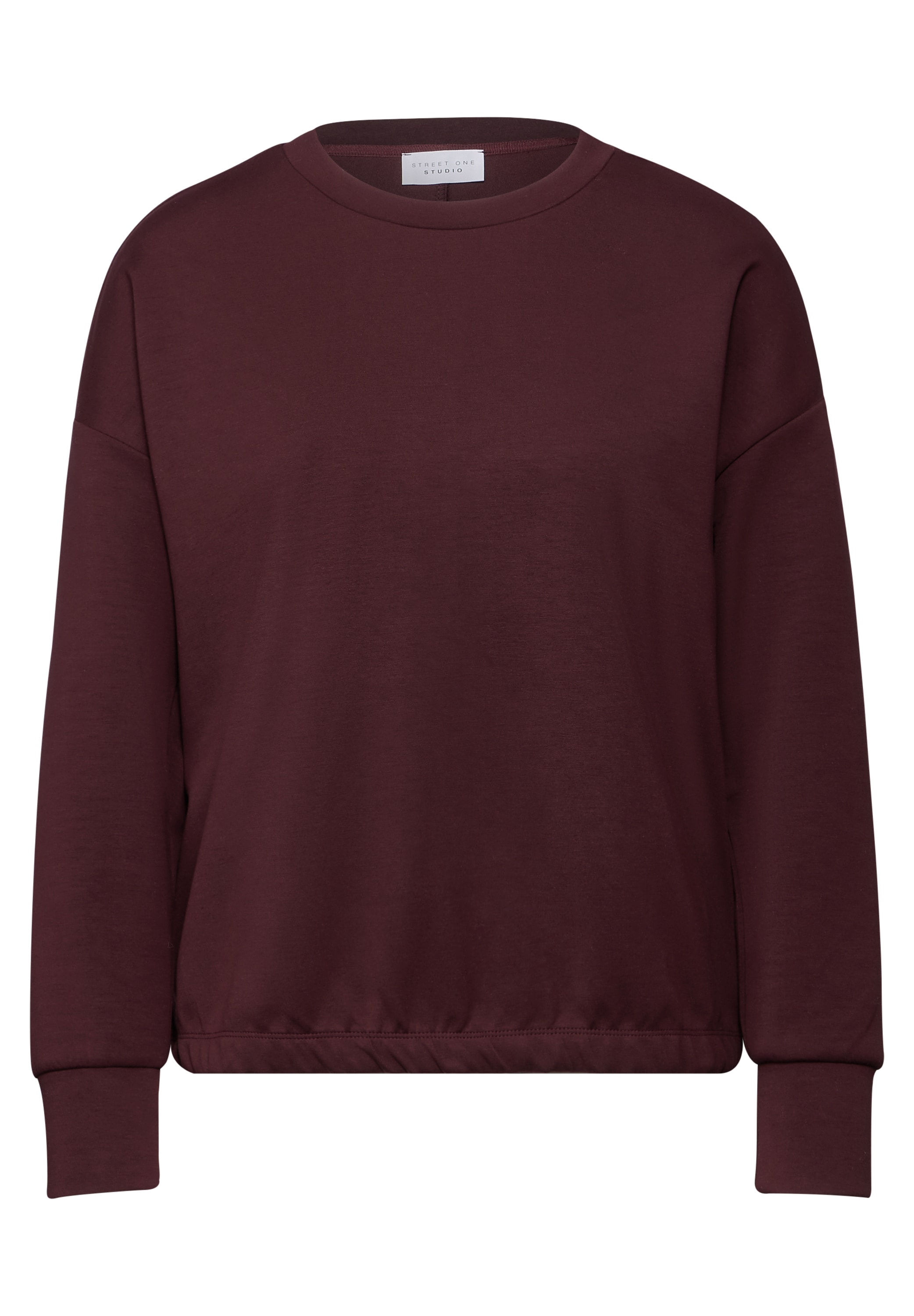 STREET ONE STUDIO Langarmshirt, mit Elastikbund