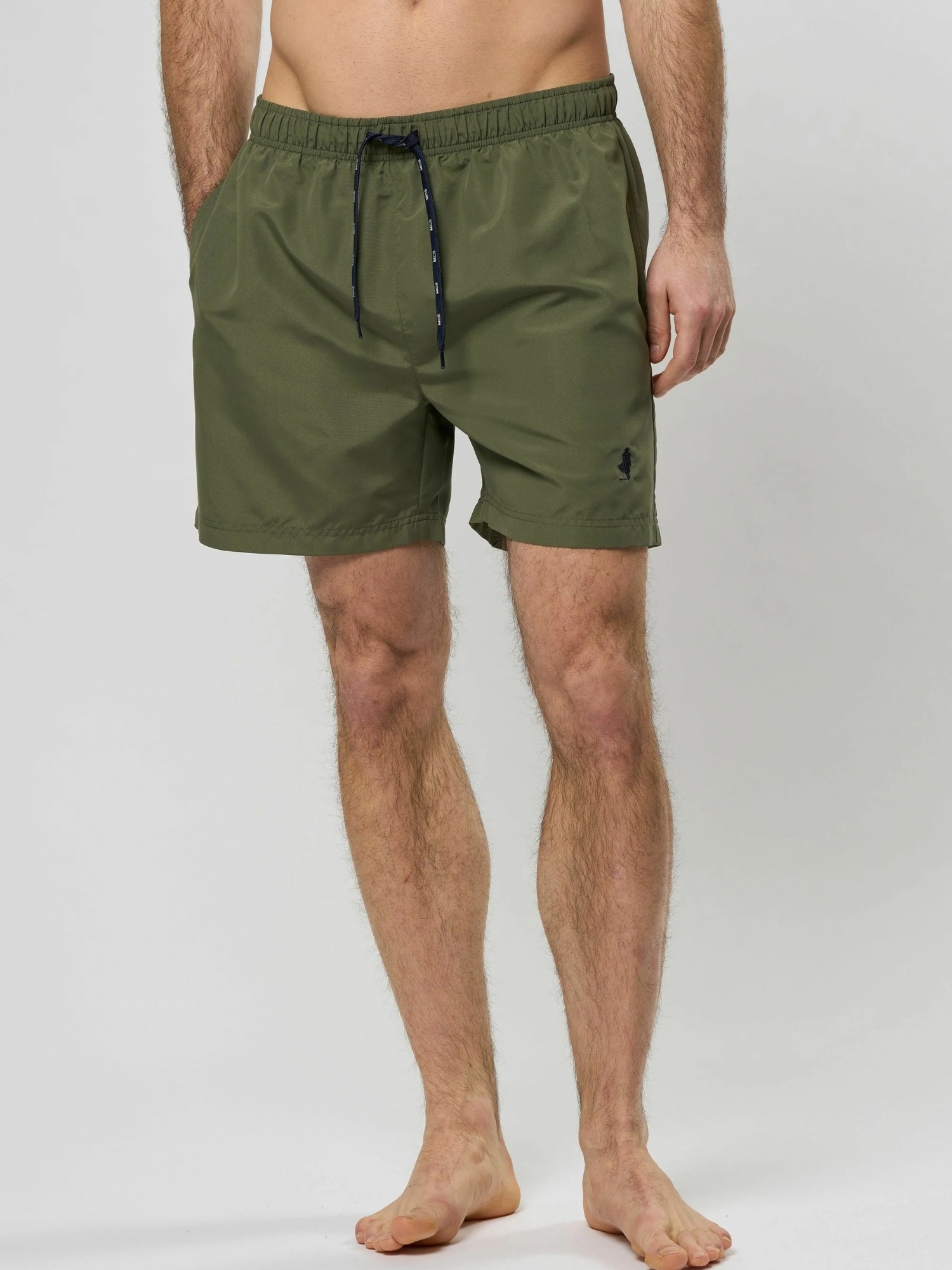 Badeshorts MCS "MCS Bade-shorts MCGarland", Herren, Gr. S, Normalgrößen, beetle, Obermaterial: 100% Polyester, Badehosen Badeshorts 2