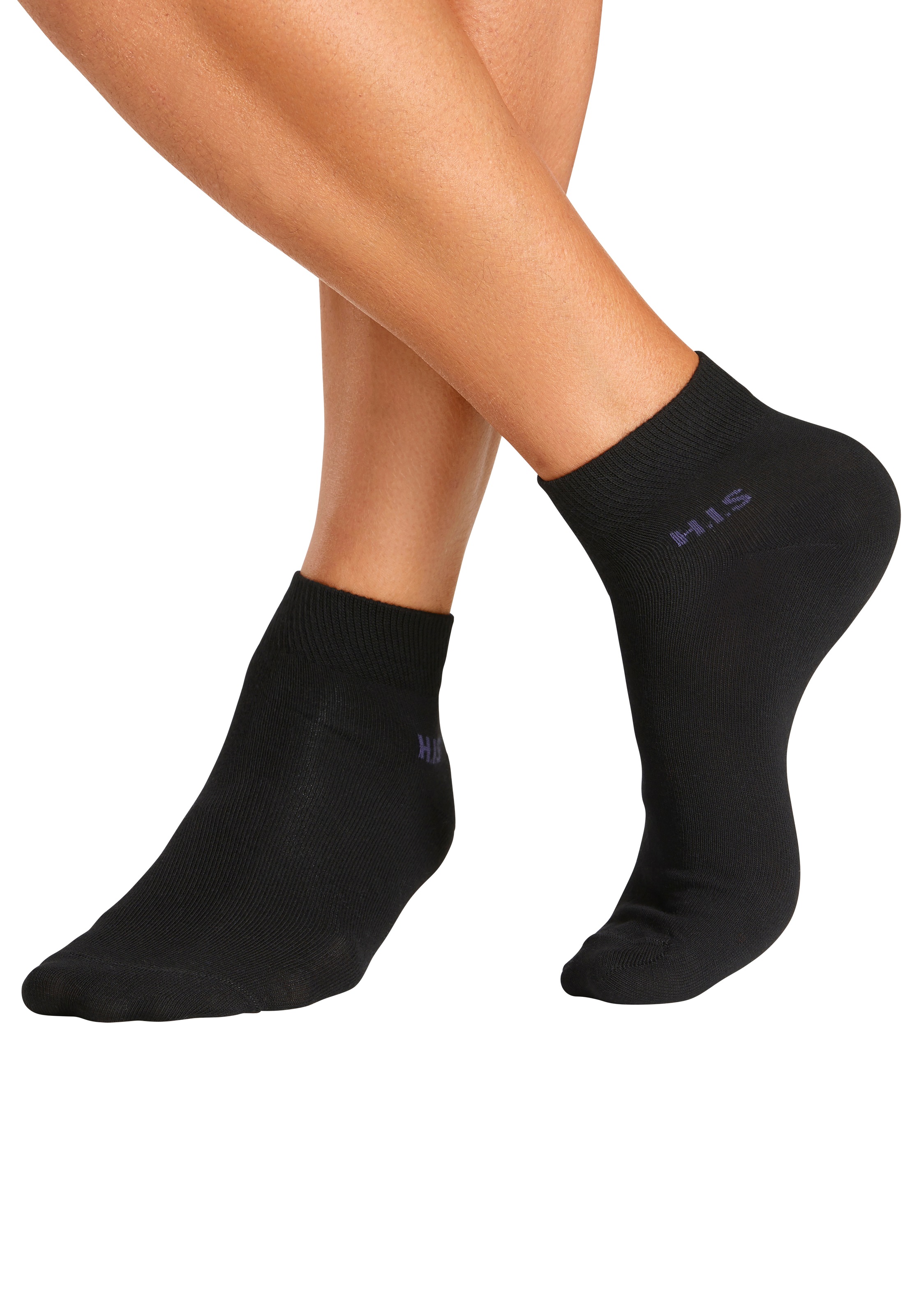 Thumbnail - H.I.S Kurzsocken Packung, 10 Stk. tlg. mit farbigem Innenbund