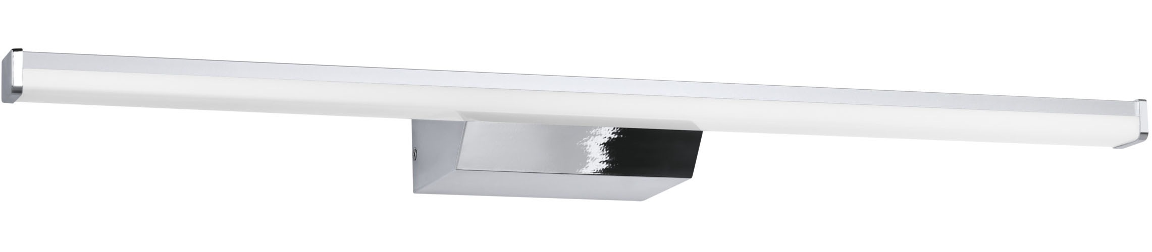 EGLO Spiegelleuchte "REGELLO-Z Spiegellampe - Kunststoff, Alu - LED - 12W - IP44", 1, H: 4cm, 1 Stk.chrom, silber, Badezimmer, Leuchten, Wandlampe,