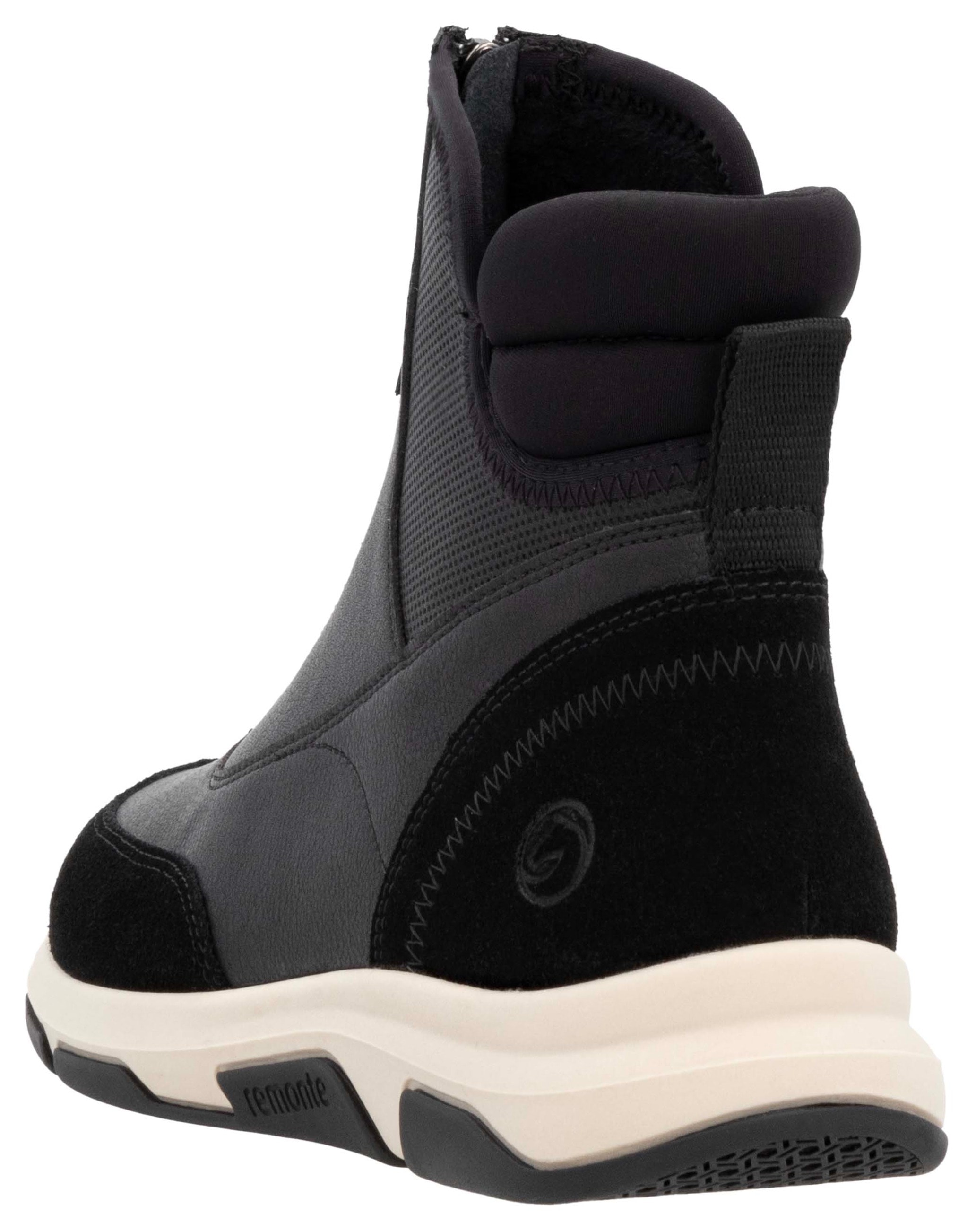 Remonte Winterboots, Keilabsatz, Winterstiefelette, High Top-Sneaker mit Schurwollfutter