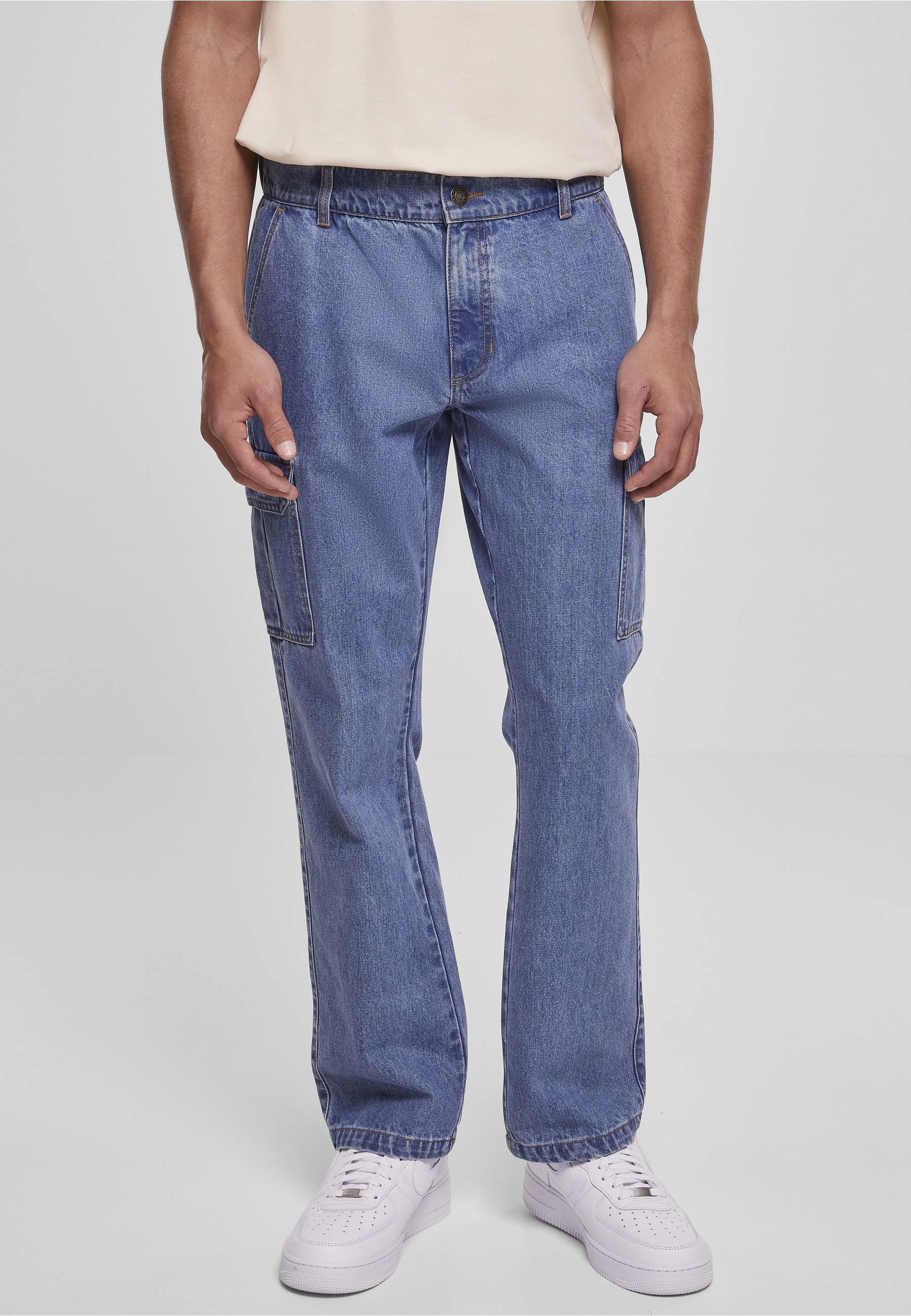URBAN CLASSICS Bequeme Jeans »Urban Classics Herren Straight Leg Cargo Jeans«