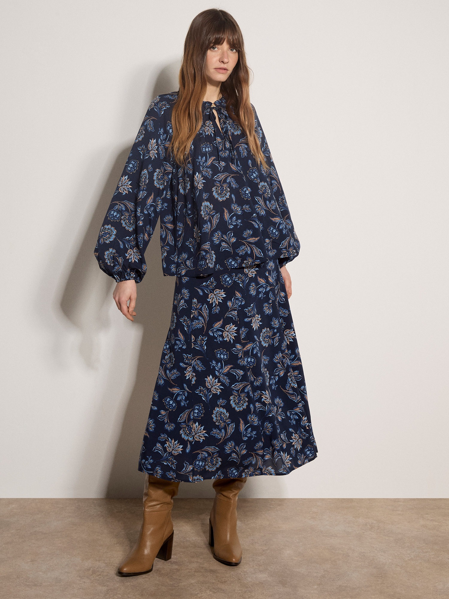 Apricot Midirock »Sarasa Druckrock« in A-Linie