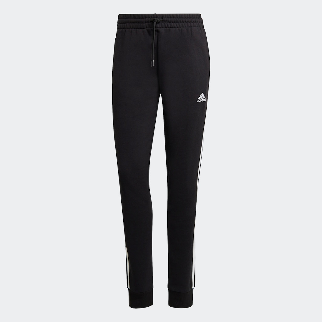 adidas Sportswear Sporthose »ESSENTIALS 3STREIFEN FRENCH TERRY CUFFED HOSE«, (1 tlg.)