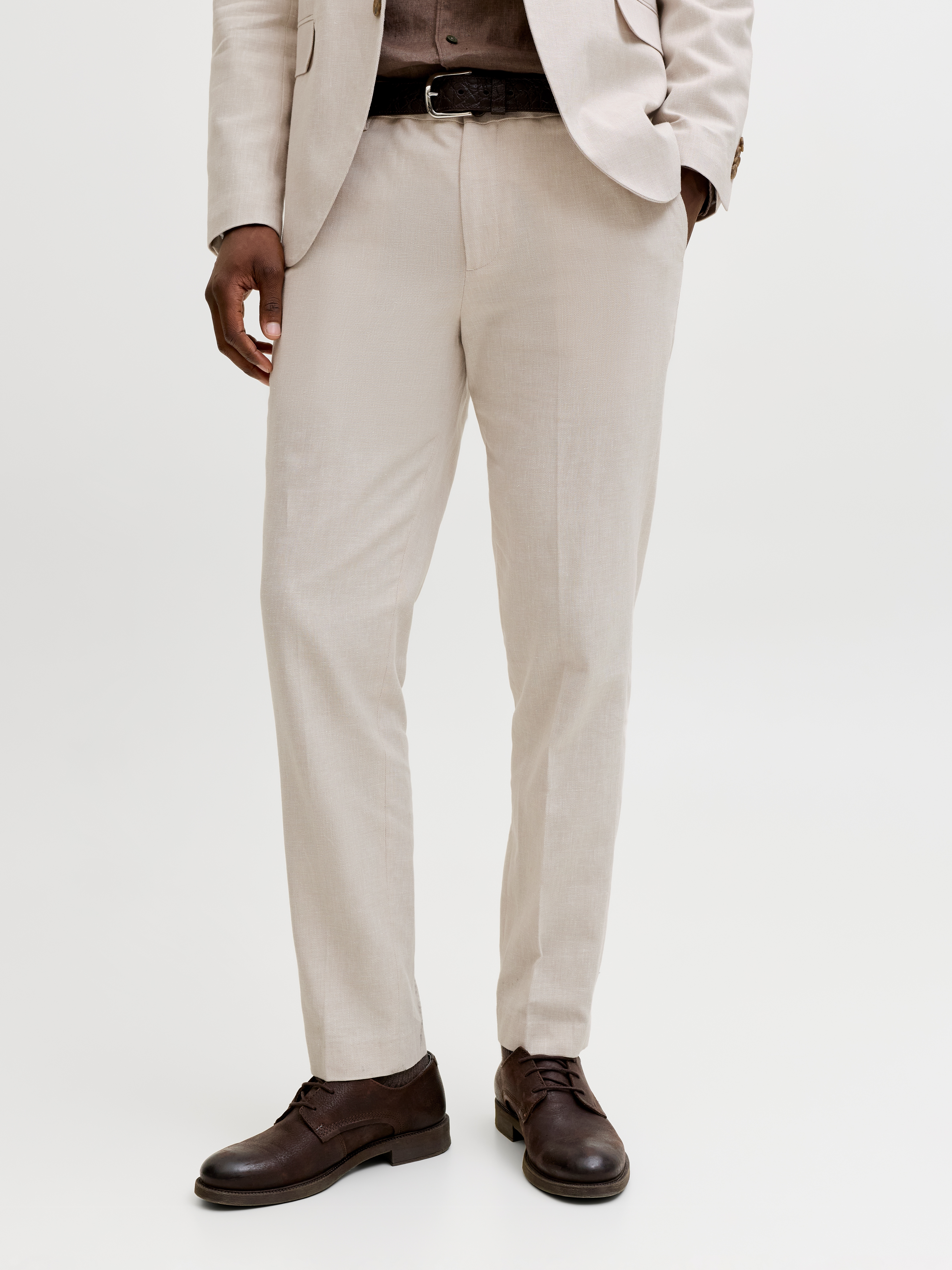 Jack & Jones Stoffhose "JPRMARTIN SUMMER TRS LINEN BLEND NO06 SN" Baumwollmischung