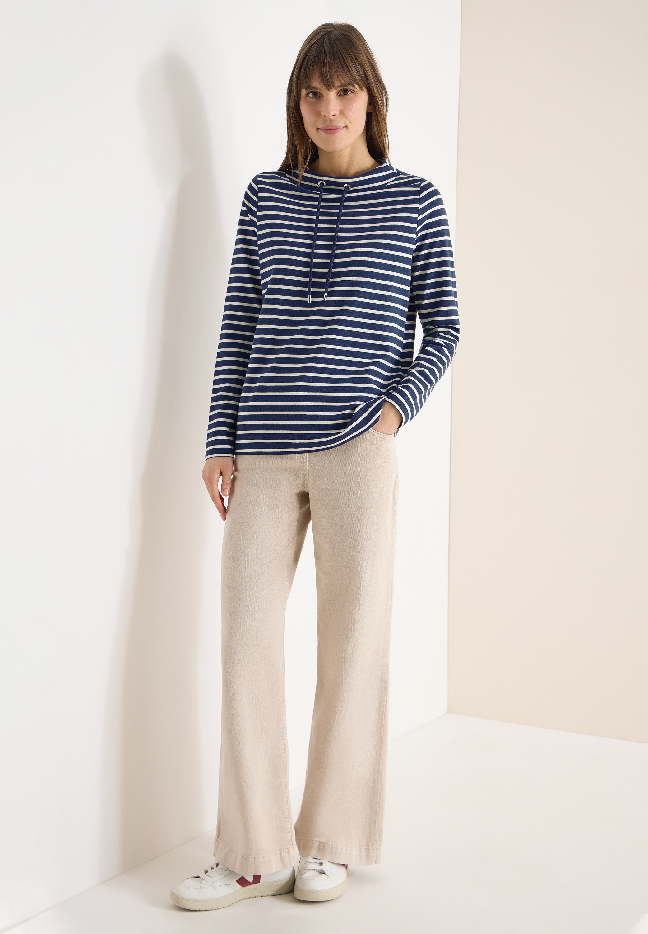 Cecil Langarmshirt im Streifendesign