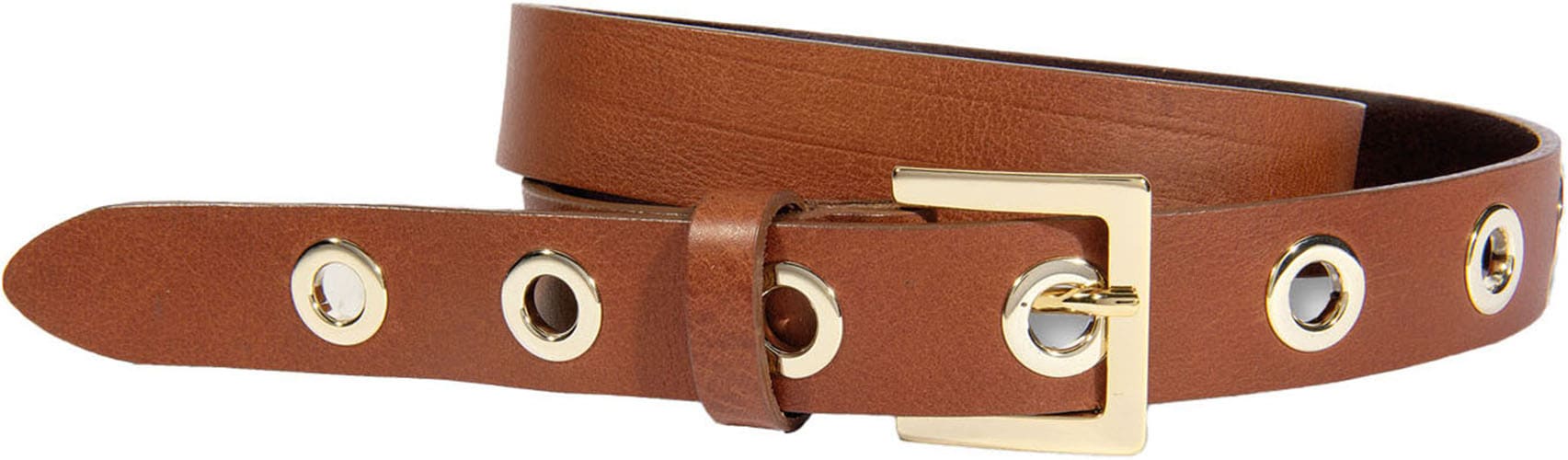 Silbergift Ledergürtel, mit Metallösen günstig online kaufen