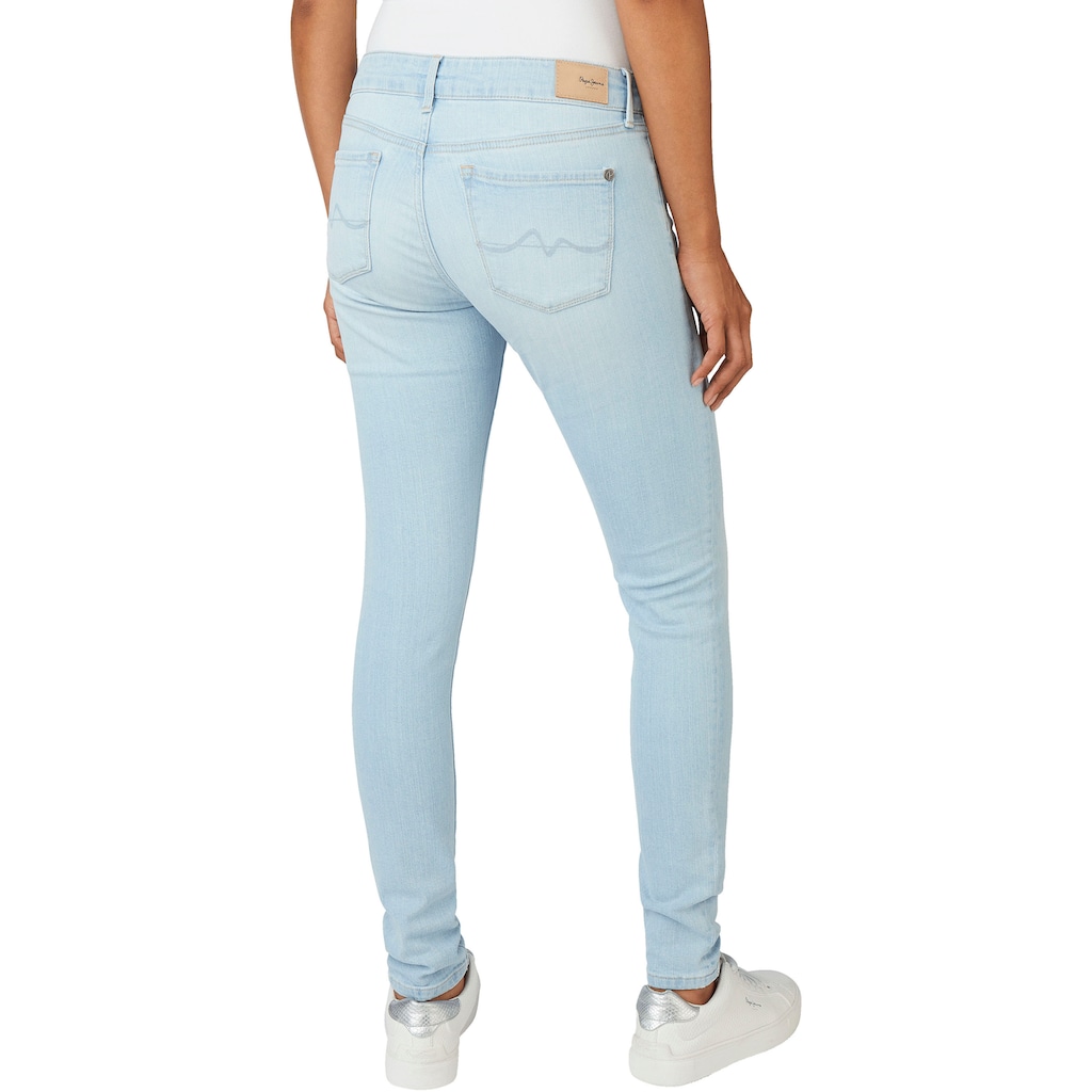 Pepe Jeans Skinny-fit-Jeans »SOHO«, im 5-Pocket-Stil mit 1-Knopf Bund und Stretch-Anteil