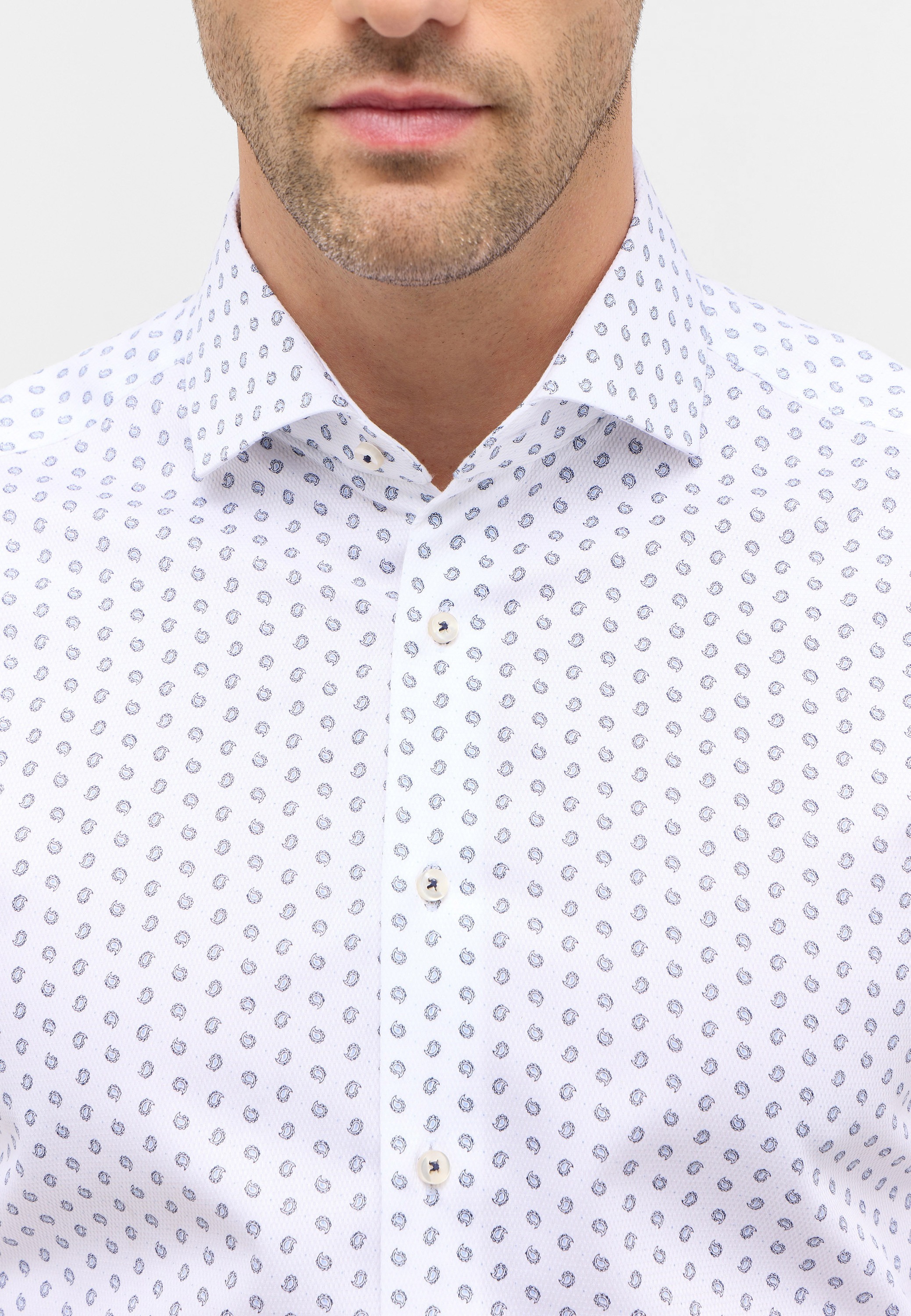 Eterna Langarmhemd »MODERN FIT« NON IRON (bügelfrei)