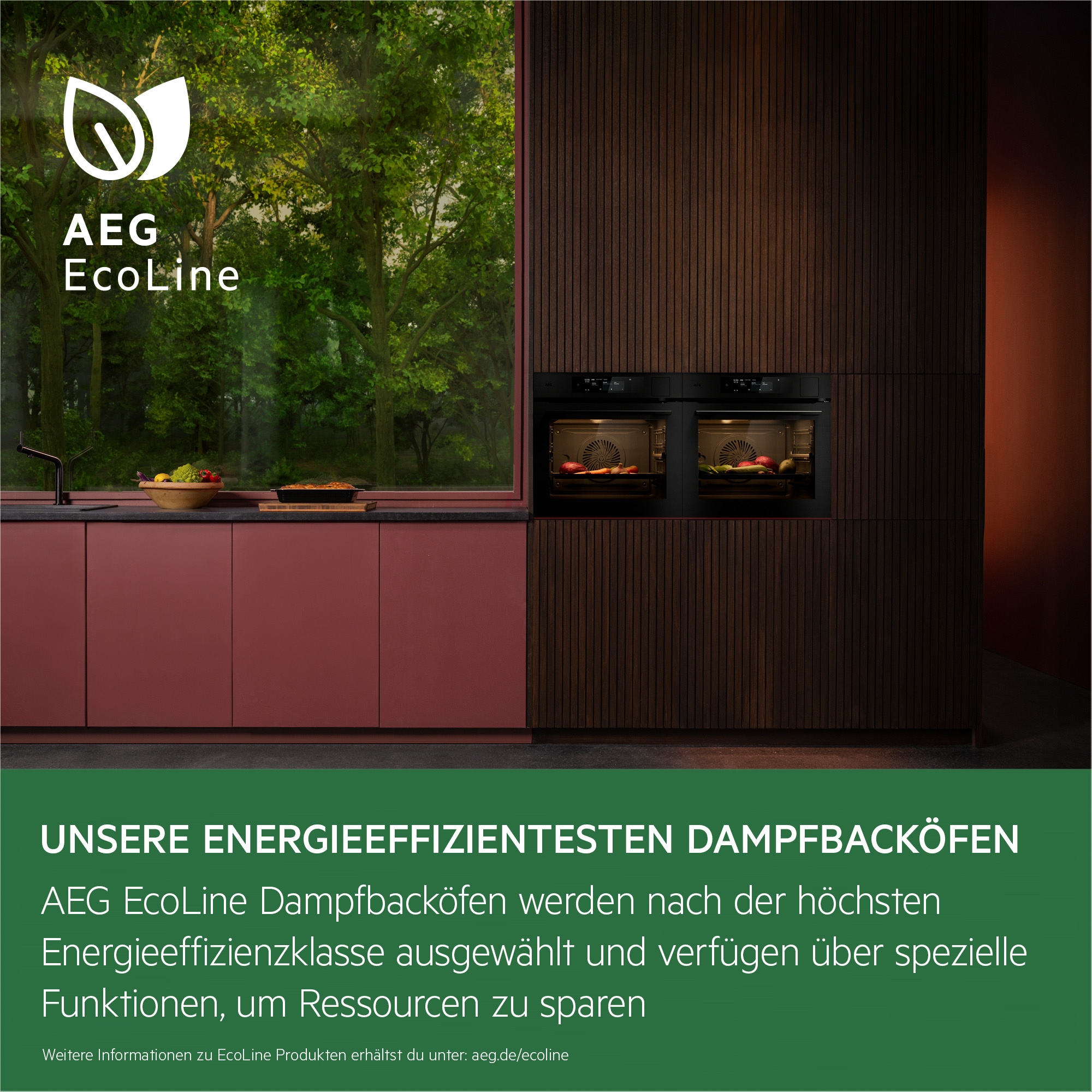 AEG Einbaubackofen 9000 »TP9SB82WAB 944035053«, Steam Clean, glatte Innenwände aus Longclean-Emaille