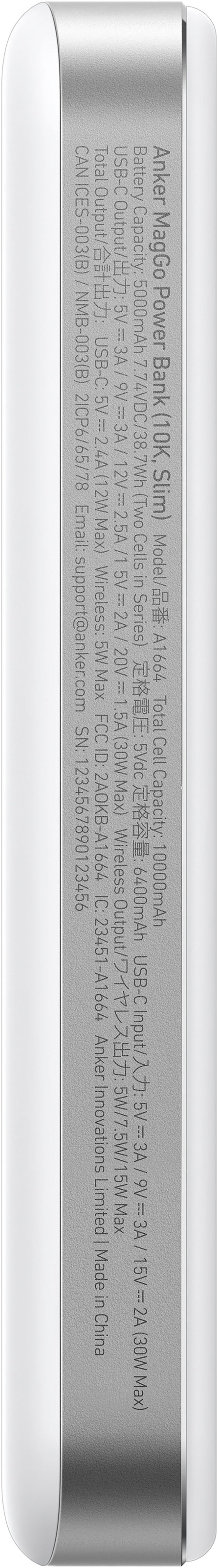 Anker Powerbank »MagGo Powerbank (10.000mAh, Slim)«, 10000 mAh