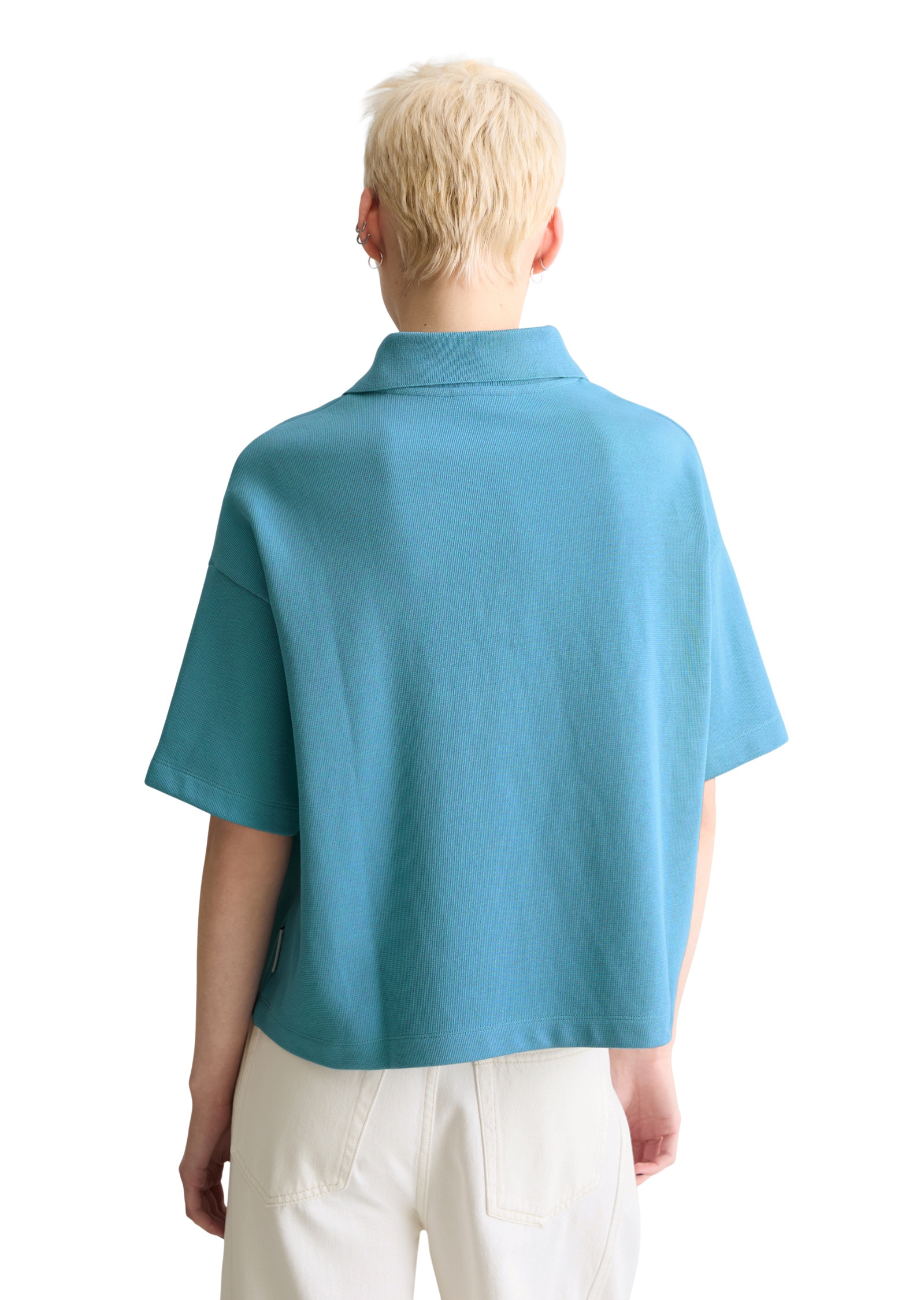 Marc O'Polo DENIM Poloshirt »aus weichem Rib-Jersey«