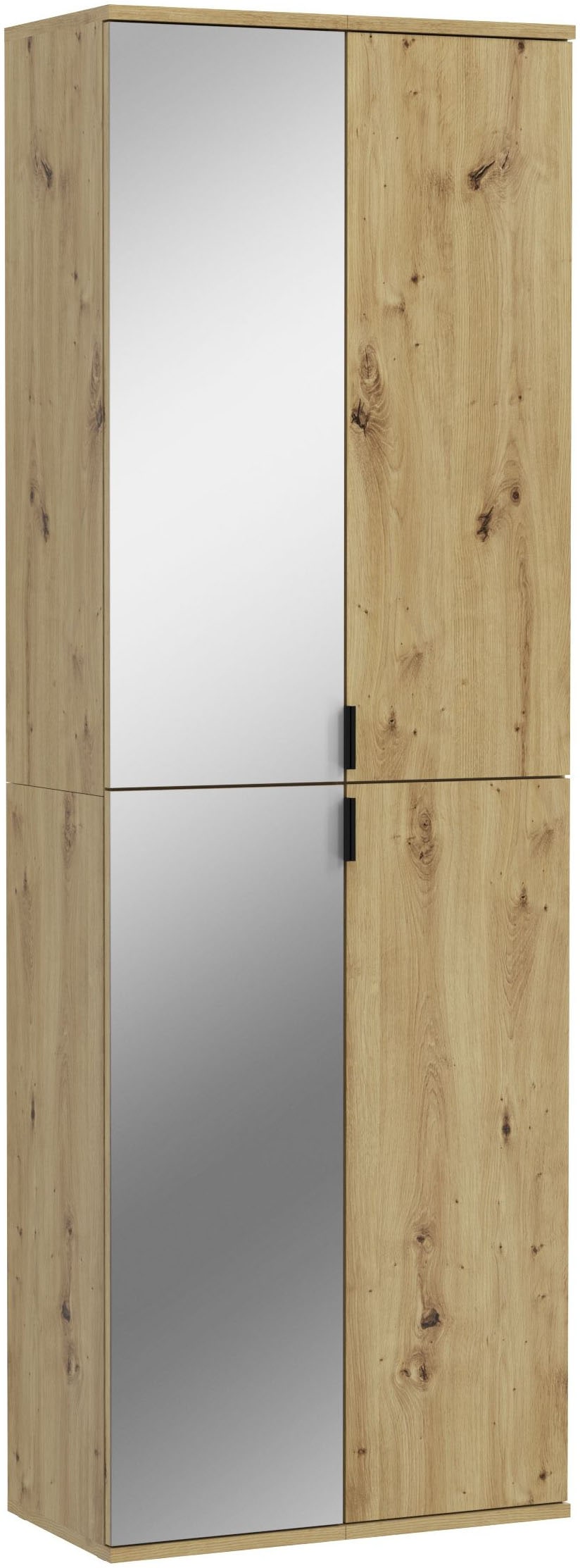 Home affaire Garderoben-Set "Trondheim, Breite 60 cm, best. aus 2 Schränken, 4 Türen, 6 Fächer" Set, 2 Stk. tlg.