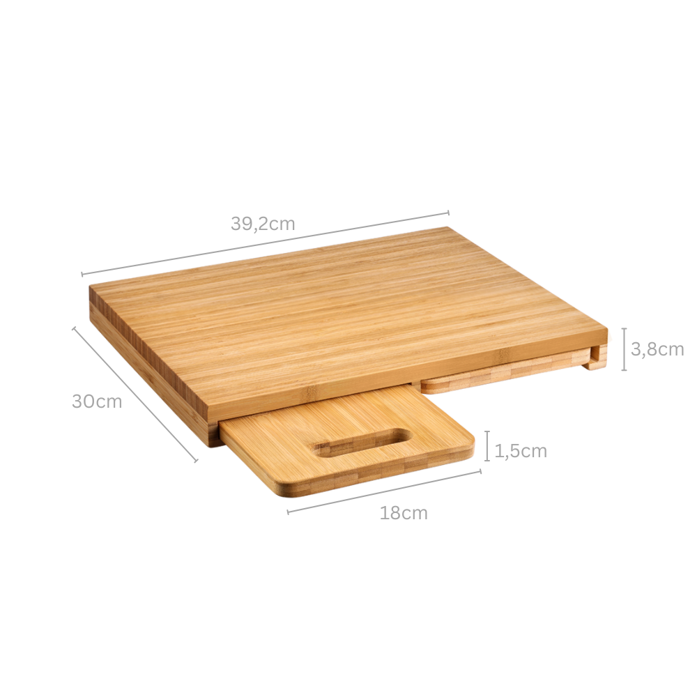 KESPER® Schneidebrett »Bretter-Set, 3-tlg., aus Bambus, FSC«