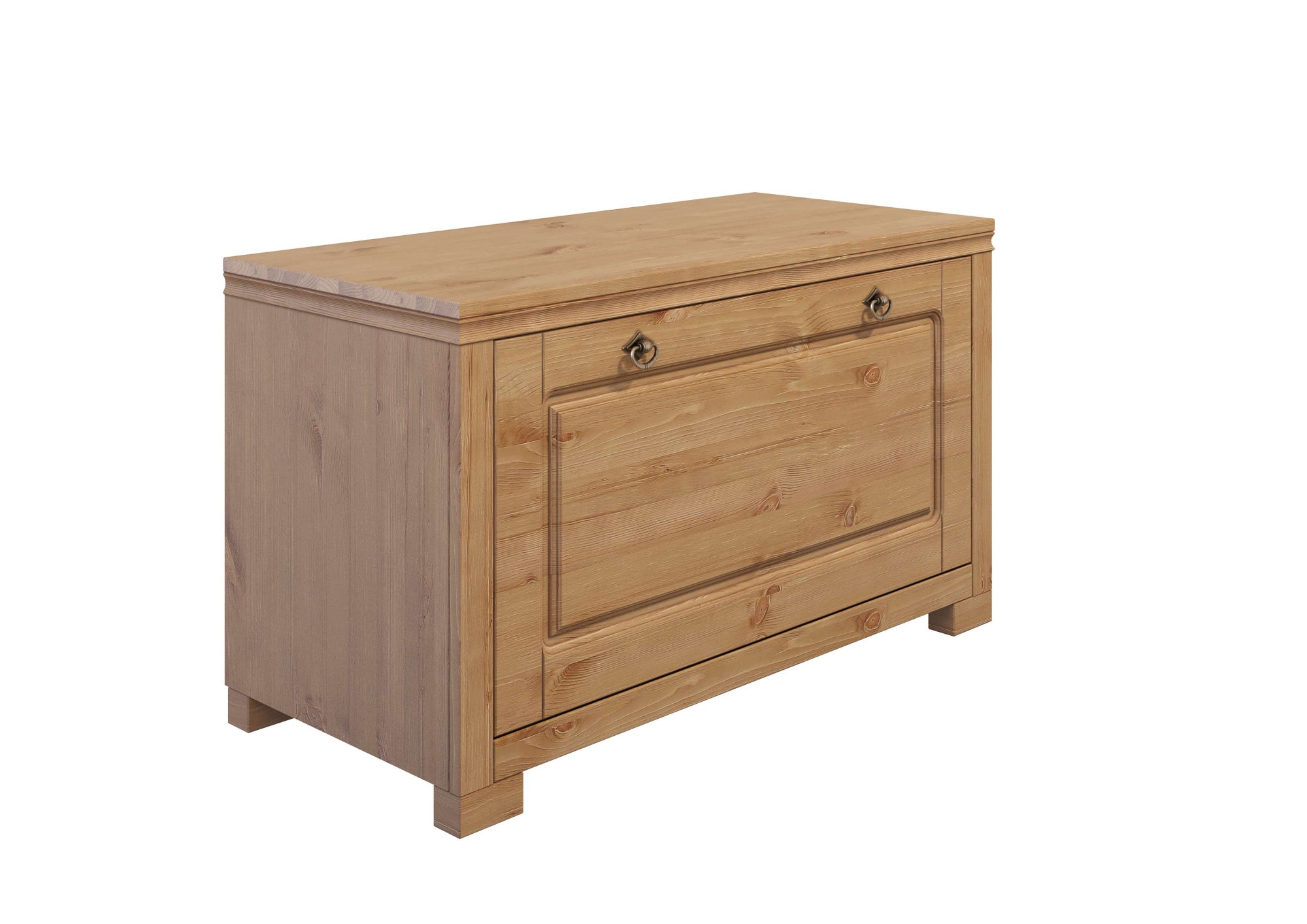 OTTO home Sitzbank "Gotland inkl. Schuhtrommel für ca. 6-9 Paar Schuhe" aus massiver Kiefer, FSC-zertifiziert, Breite 85 cm
