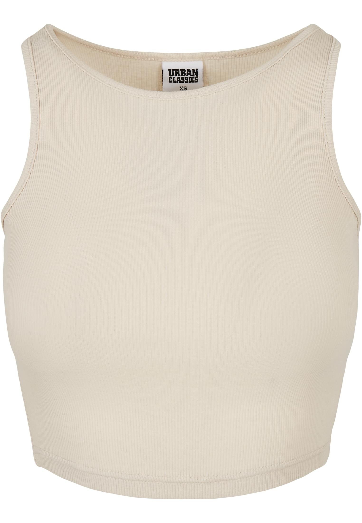 URBAN CLASSICS T-Shirt »Damen Ladies Top«, Rib (1 bestellen für BAUR tlg.) | Cropped