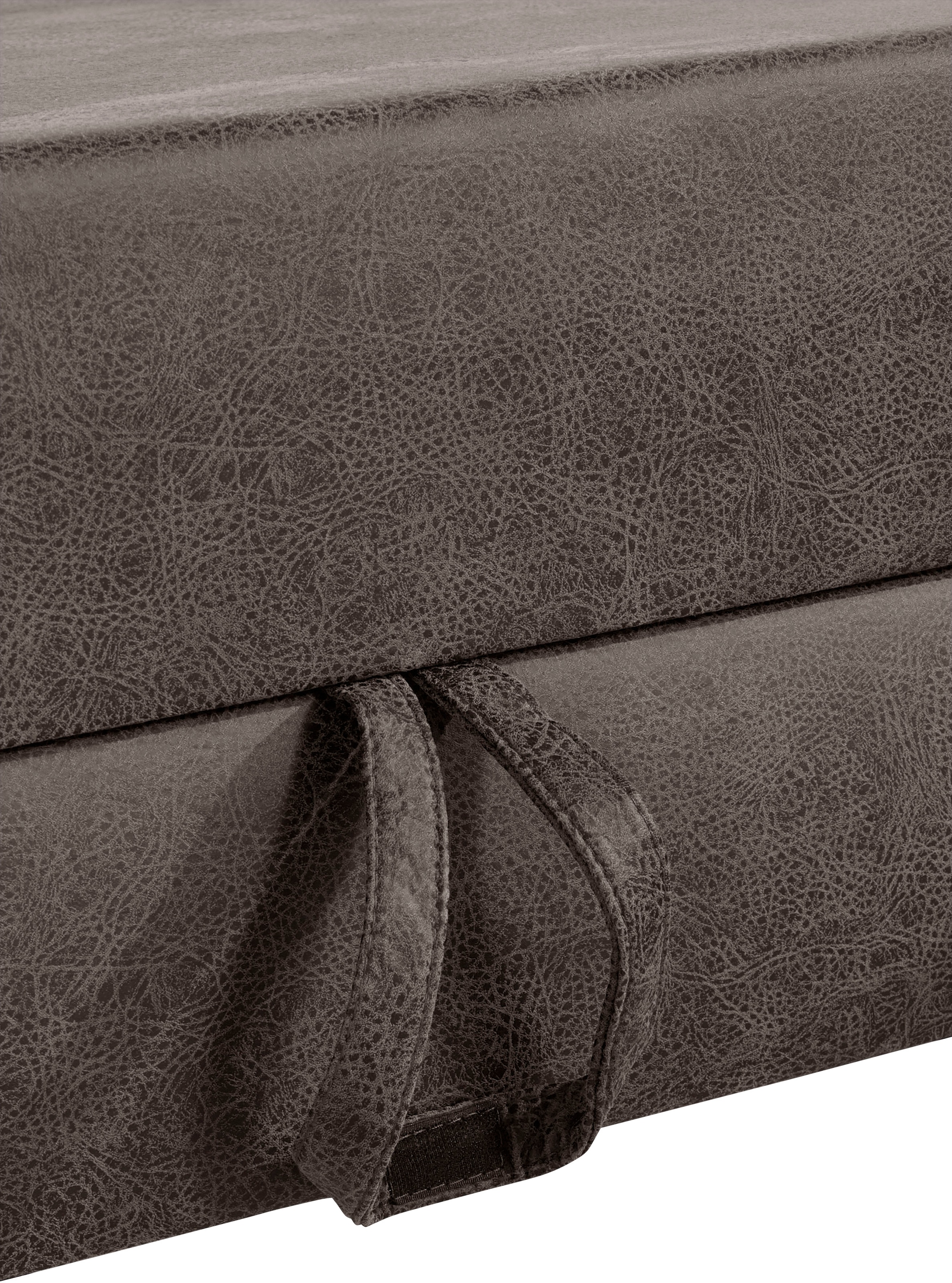 sit&more Ecksofa »Bologna L-Form«, Kopfteilverstellung, wahlweise mit Bettfunktion und Schubkasten