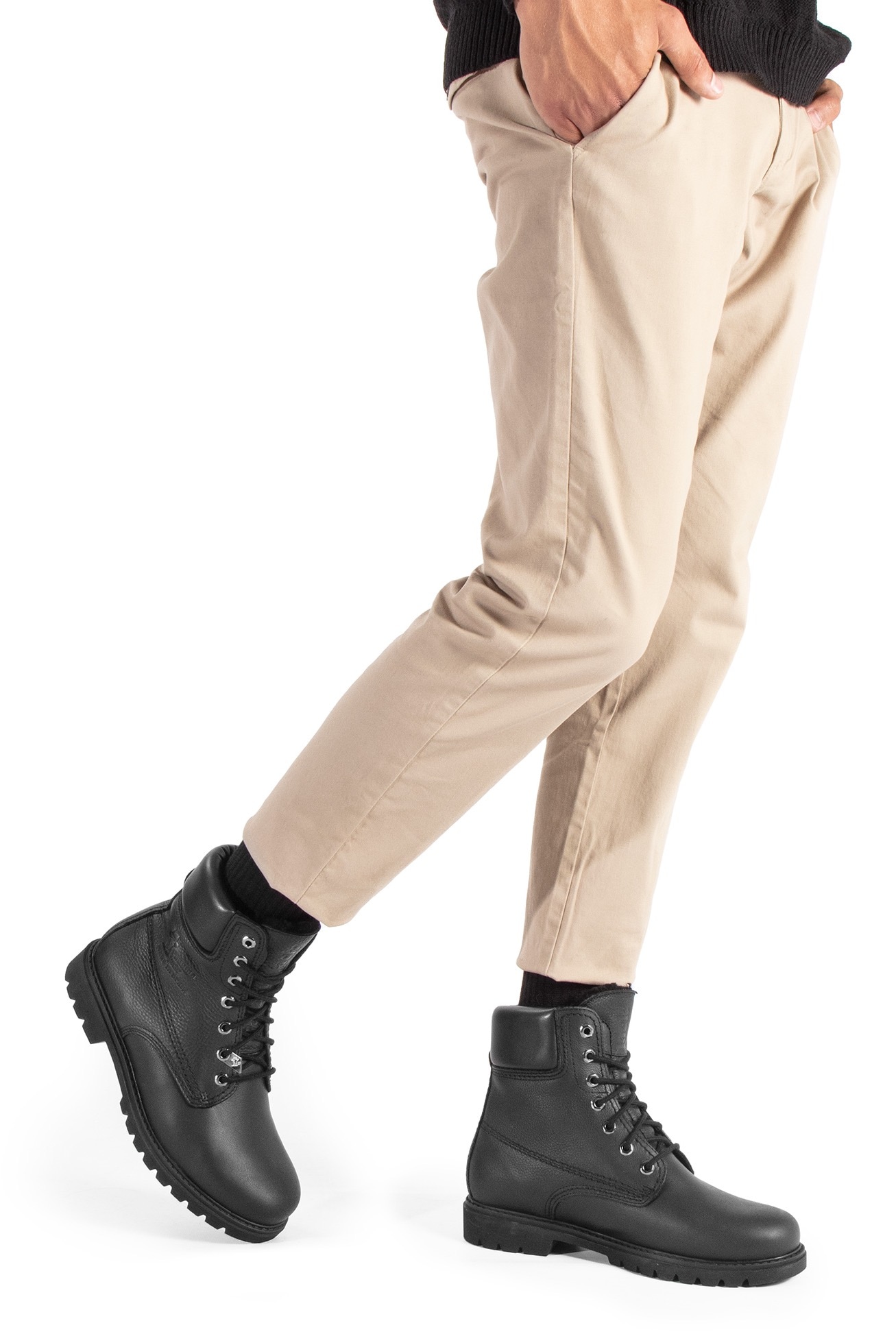 Panama Jack Winterboots, Winterstiefelette, Schnürstiefelette, Outdoorschuh mit Ziernähten