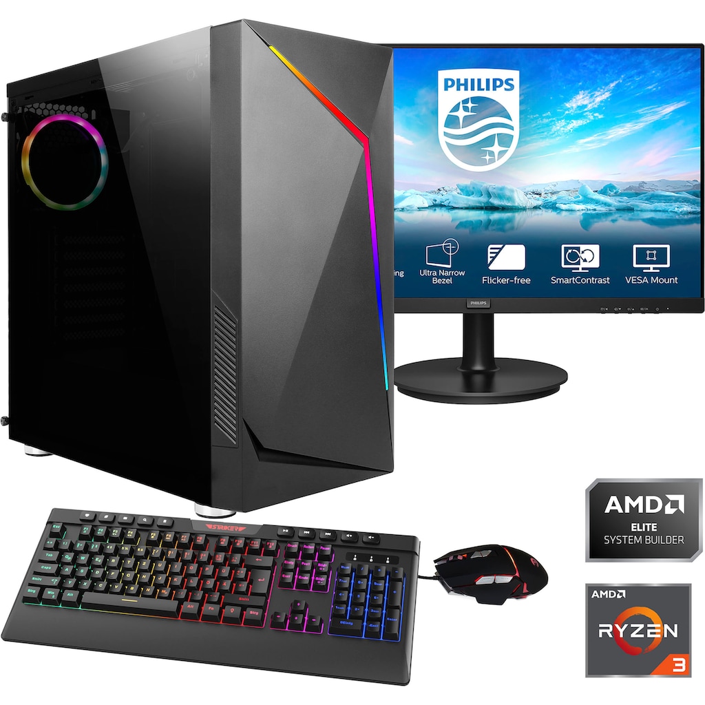 Hyrican Gaming-PC-Komplettsystem »Onyx 6572«, (2 St.)