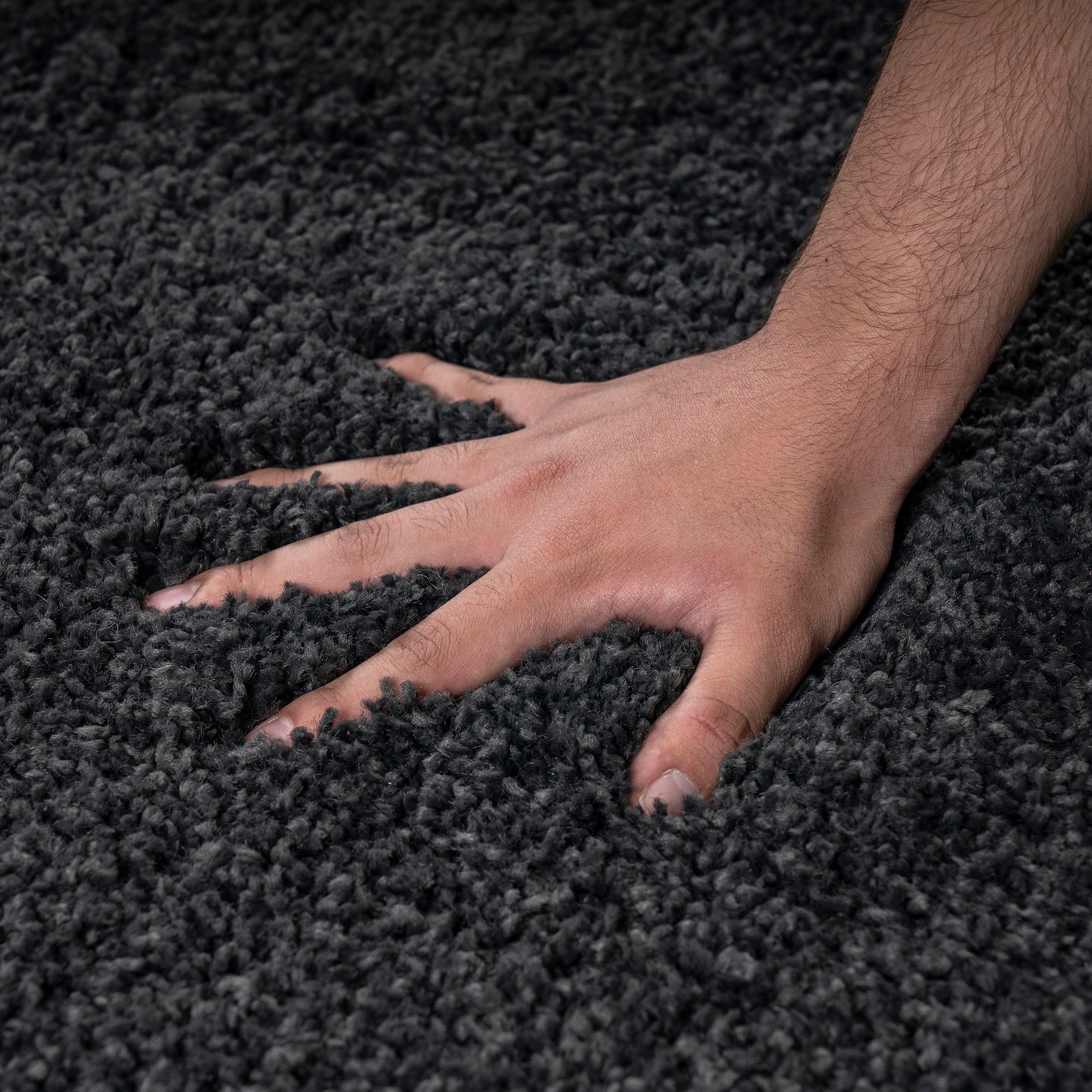 Bruno Banani Hochflor-Teppich »Shaggy Soft«, rechteckig, 30 mm Höhe, gewebt, Uni Farben, besonders weich und kuschelig