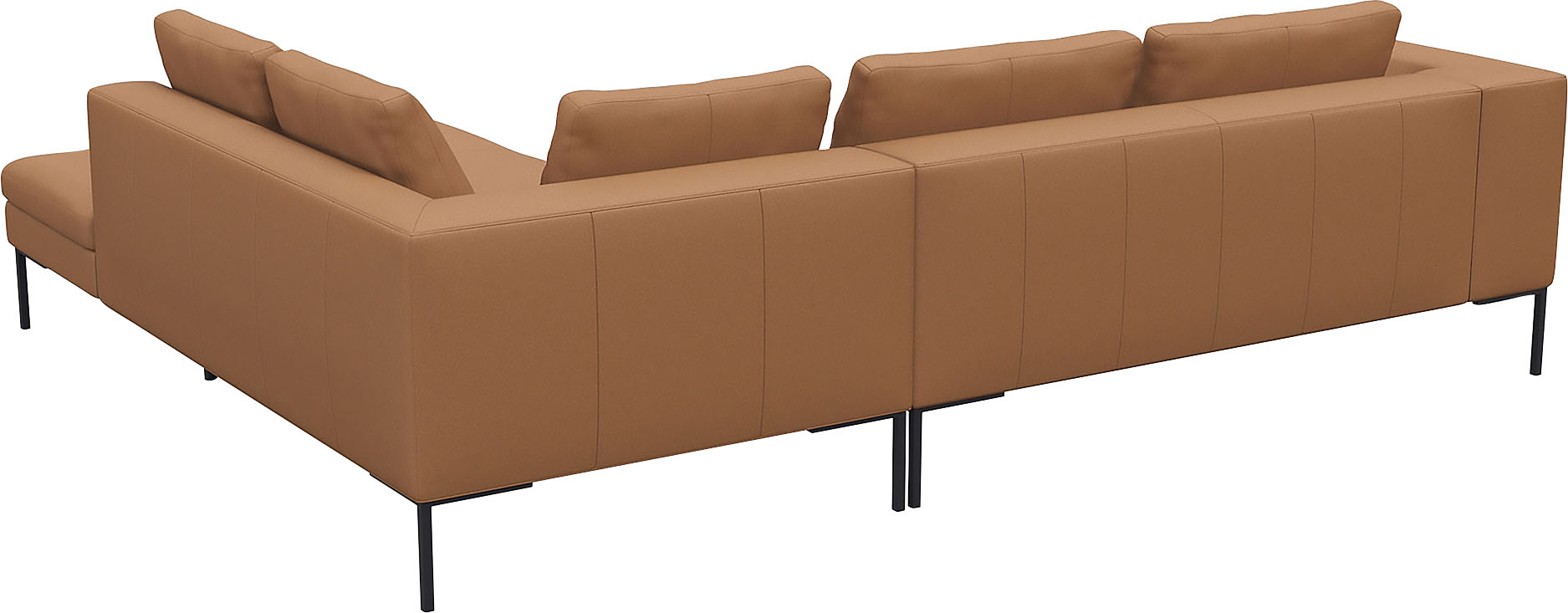 Thumbnail - FLEXLUX Ecksofa "Loano, superbequemer Sitzkomfort durch Kaltschaum im Sitz", modernes Sofa, frei im Raum stellbar, lose ...