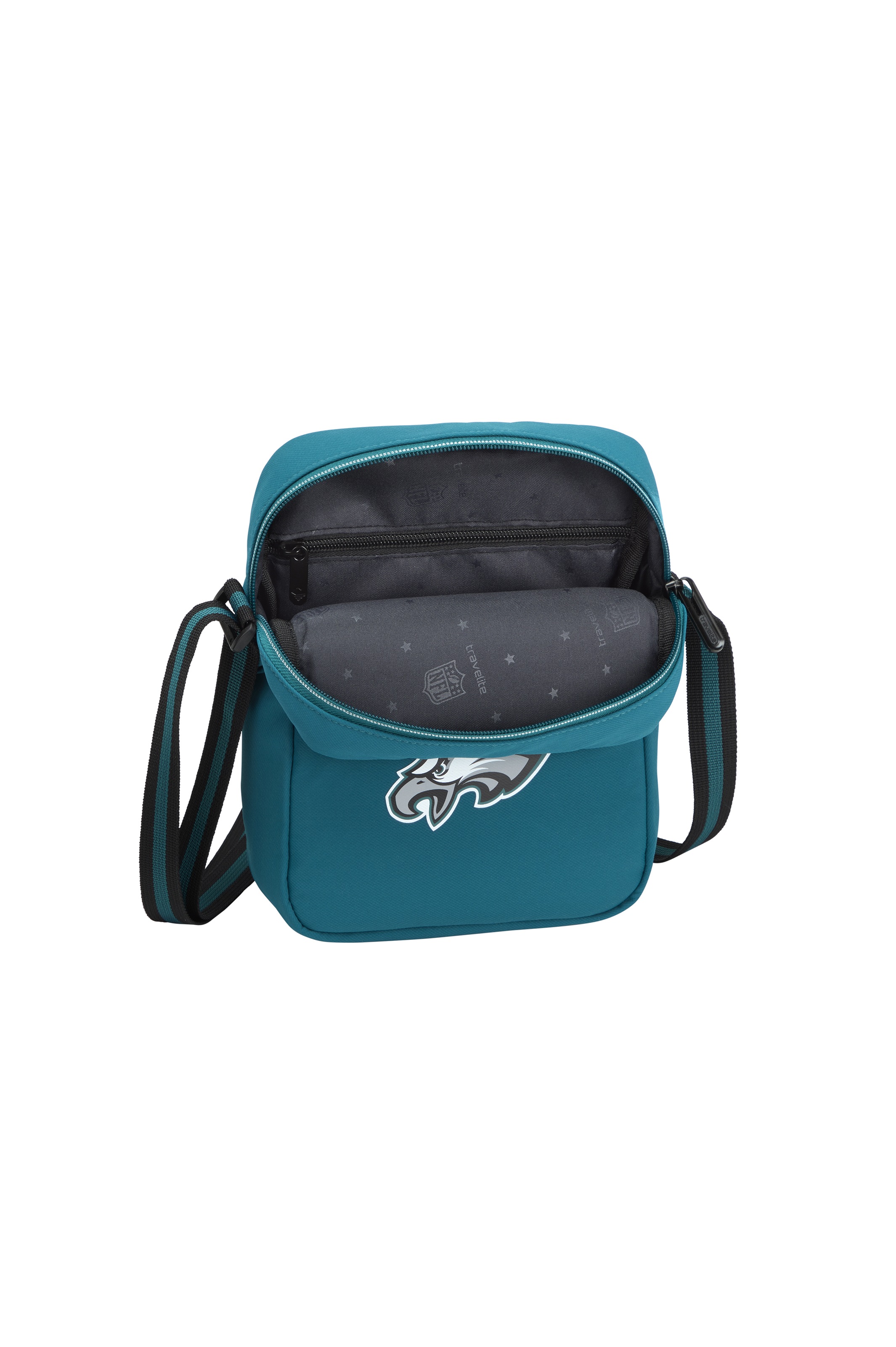 travelite »travelite x NFL Crossbody Bag« Unisex Schultertasche, Crossbodybag mit verstellbarem Schultergurt