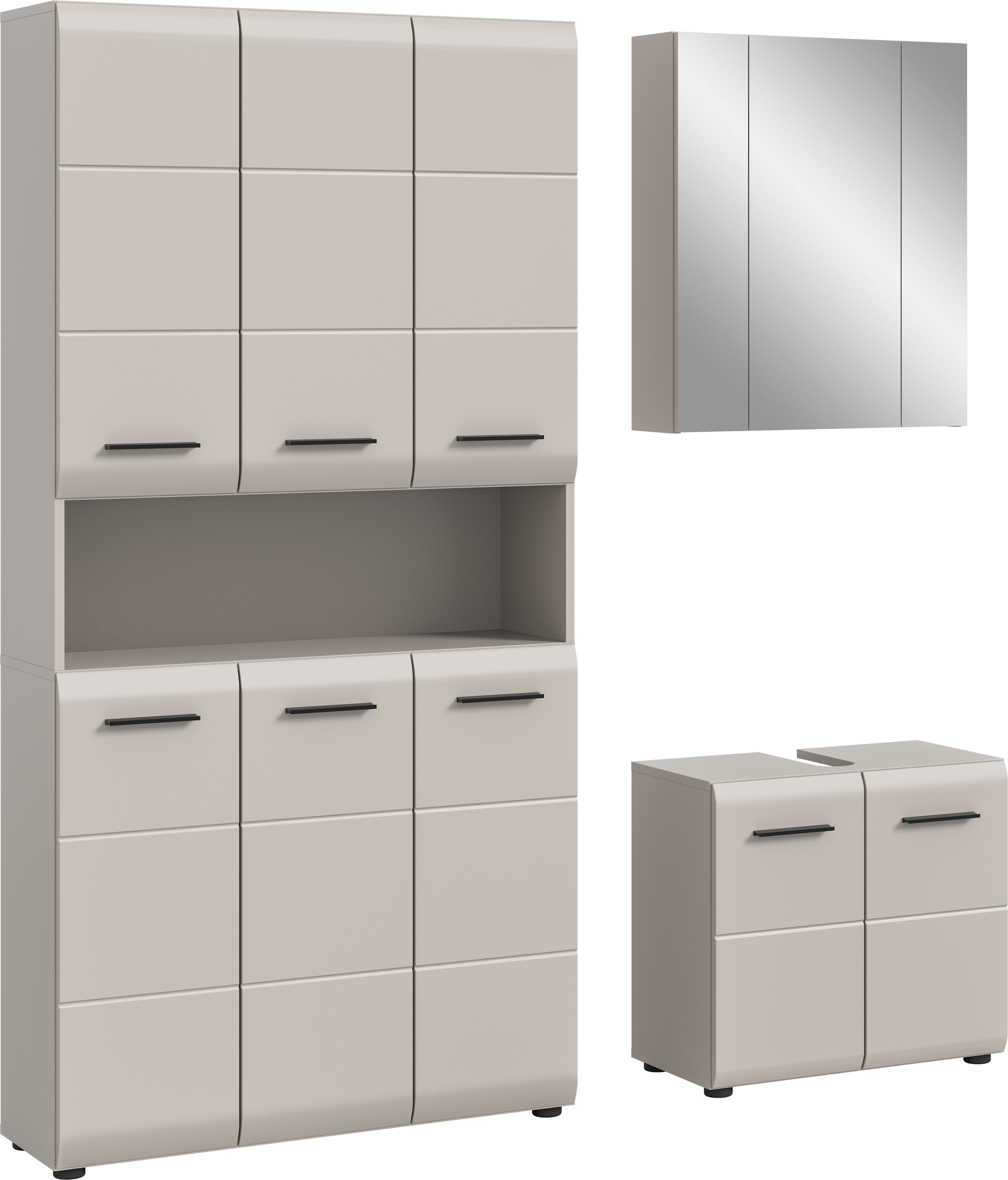 welltime Badezimmer-Set Set, 4 Stk. tlg.