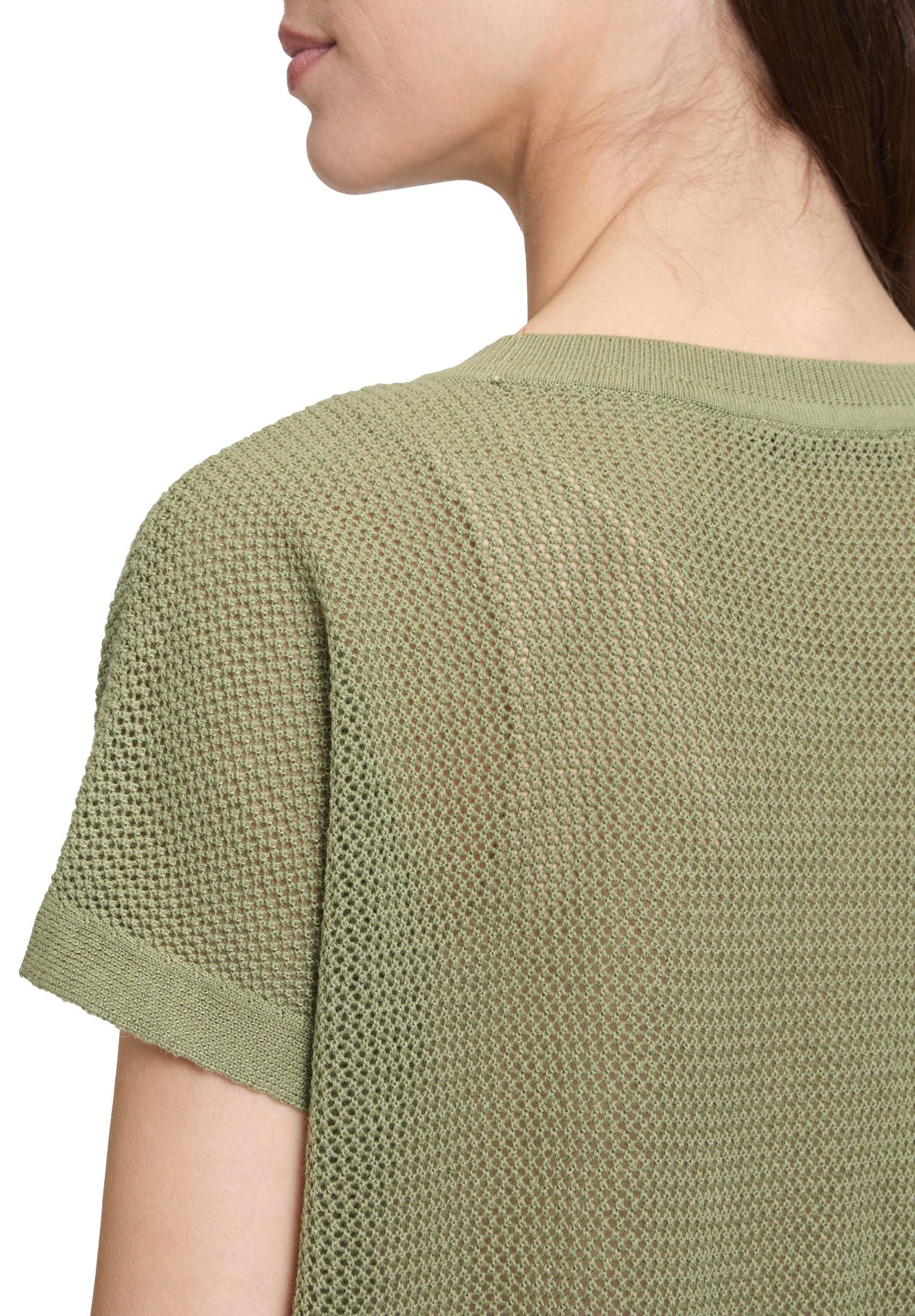 Betty Barclay Stricktop »Betty Barclay Lochstrick-Pullover ohne Arm«